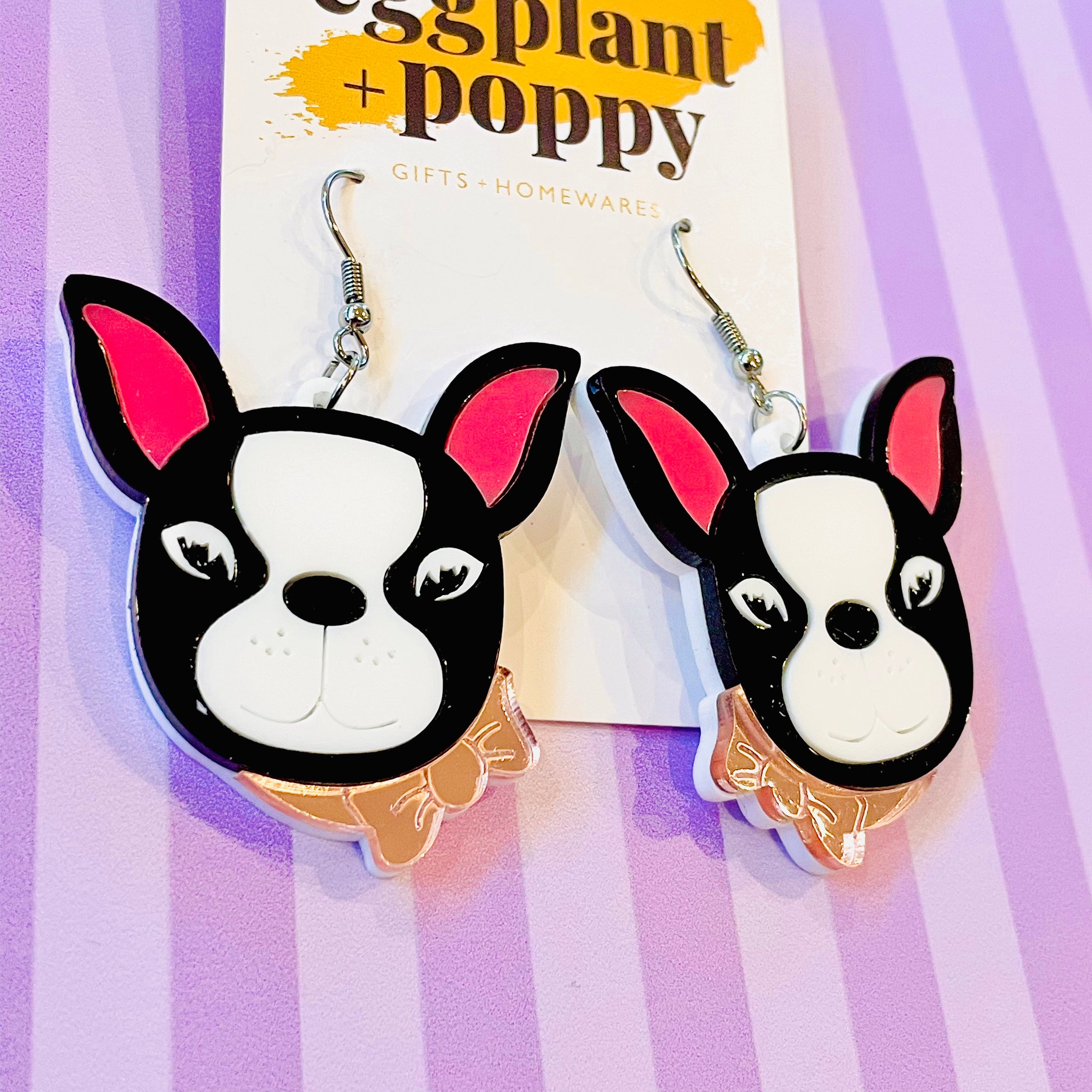 Frenchie Earrings