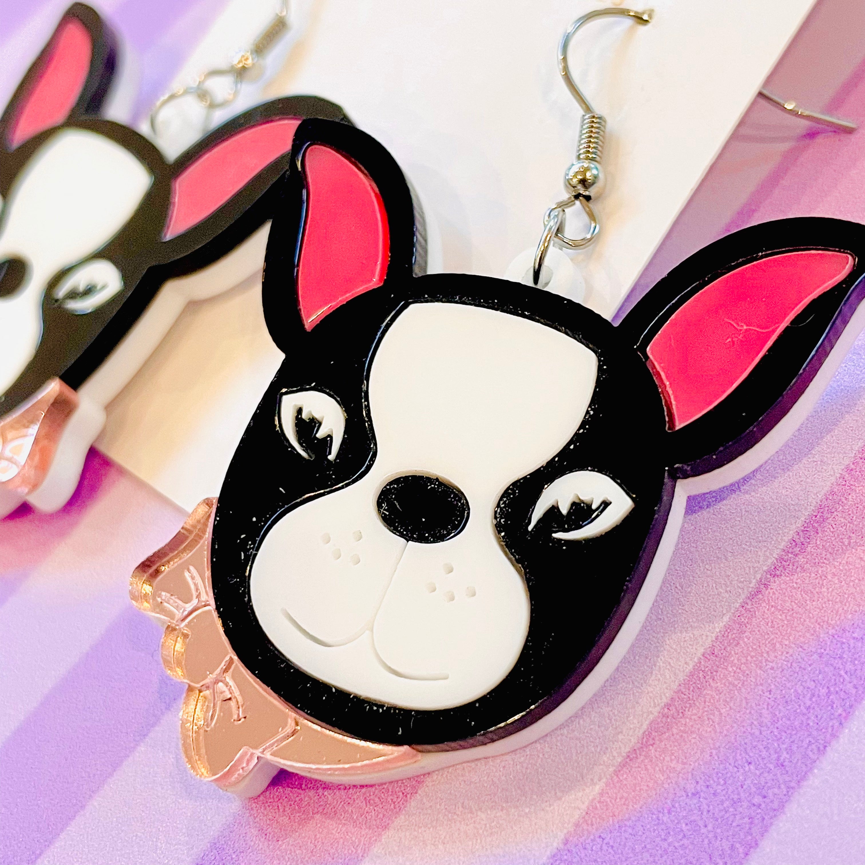 Frenchie Earrings