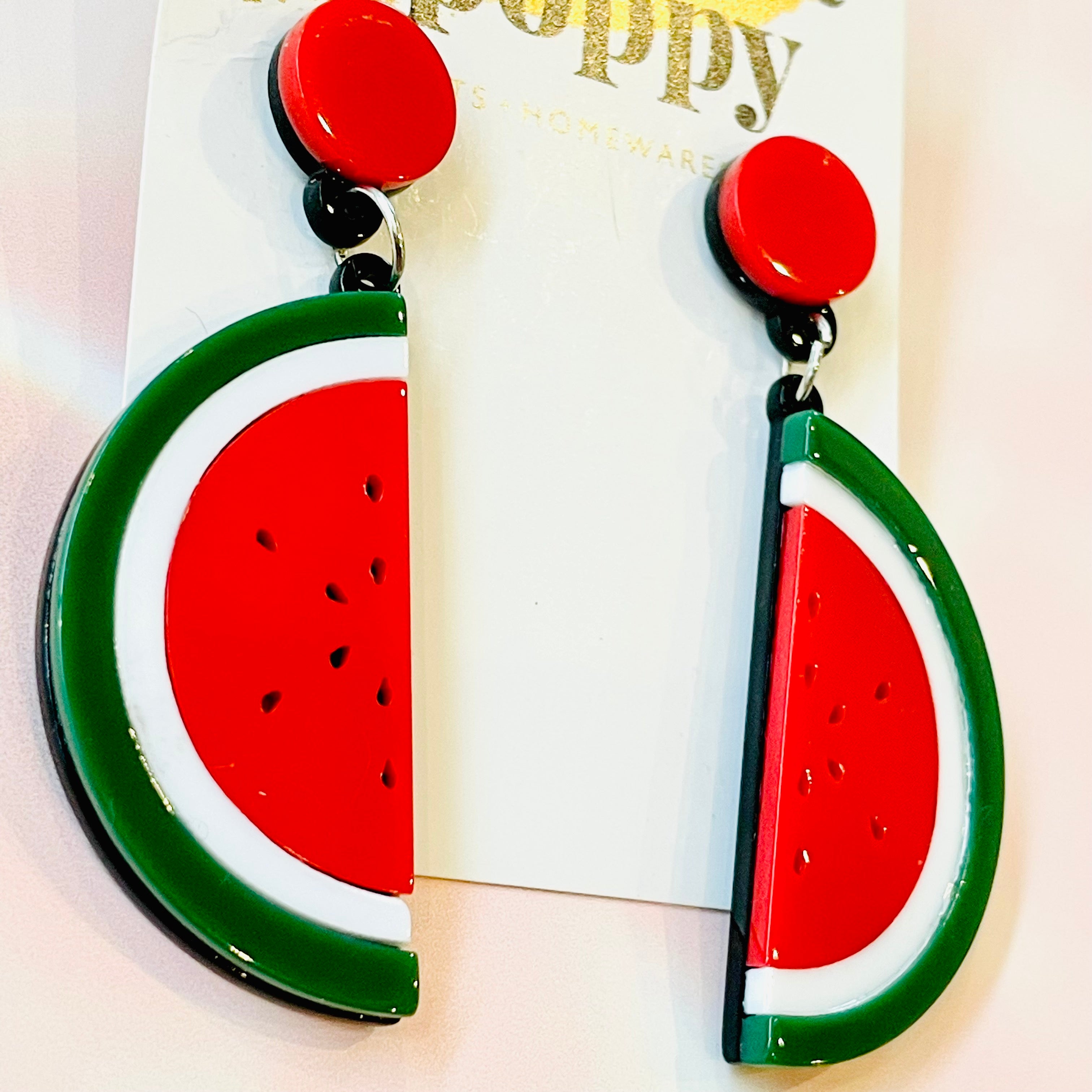 Watermelon Earrings