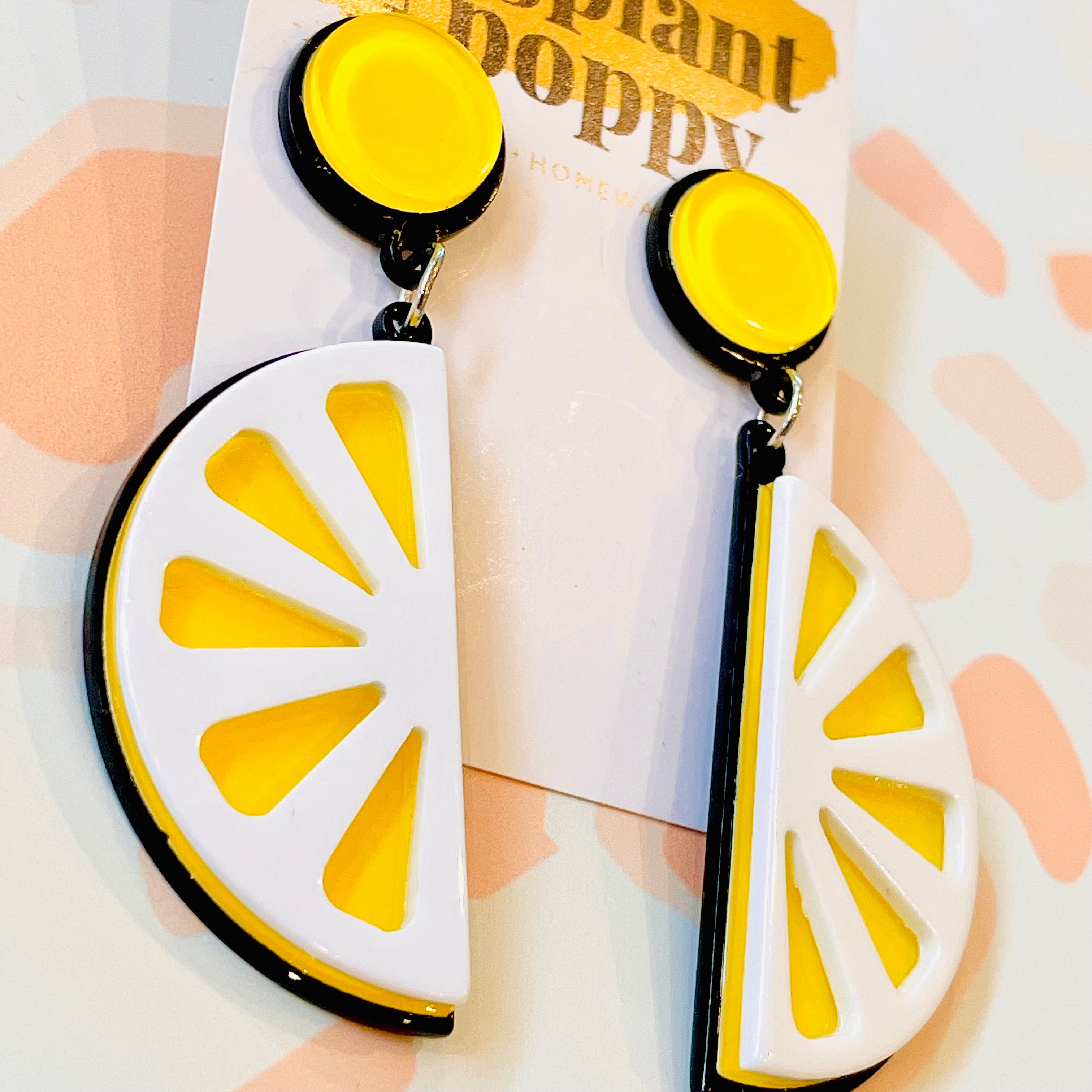 Lemon Earrings