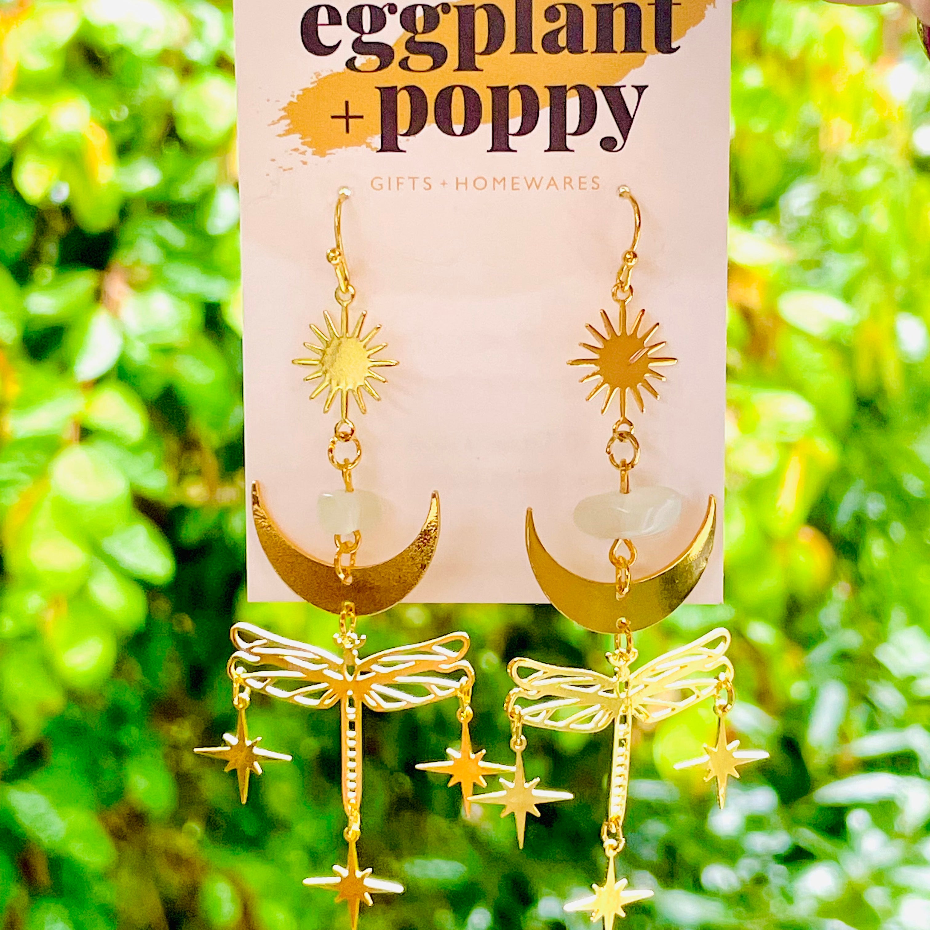 Celestial Dragonfly Earrings