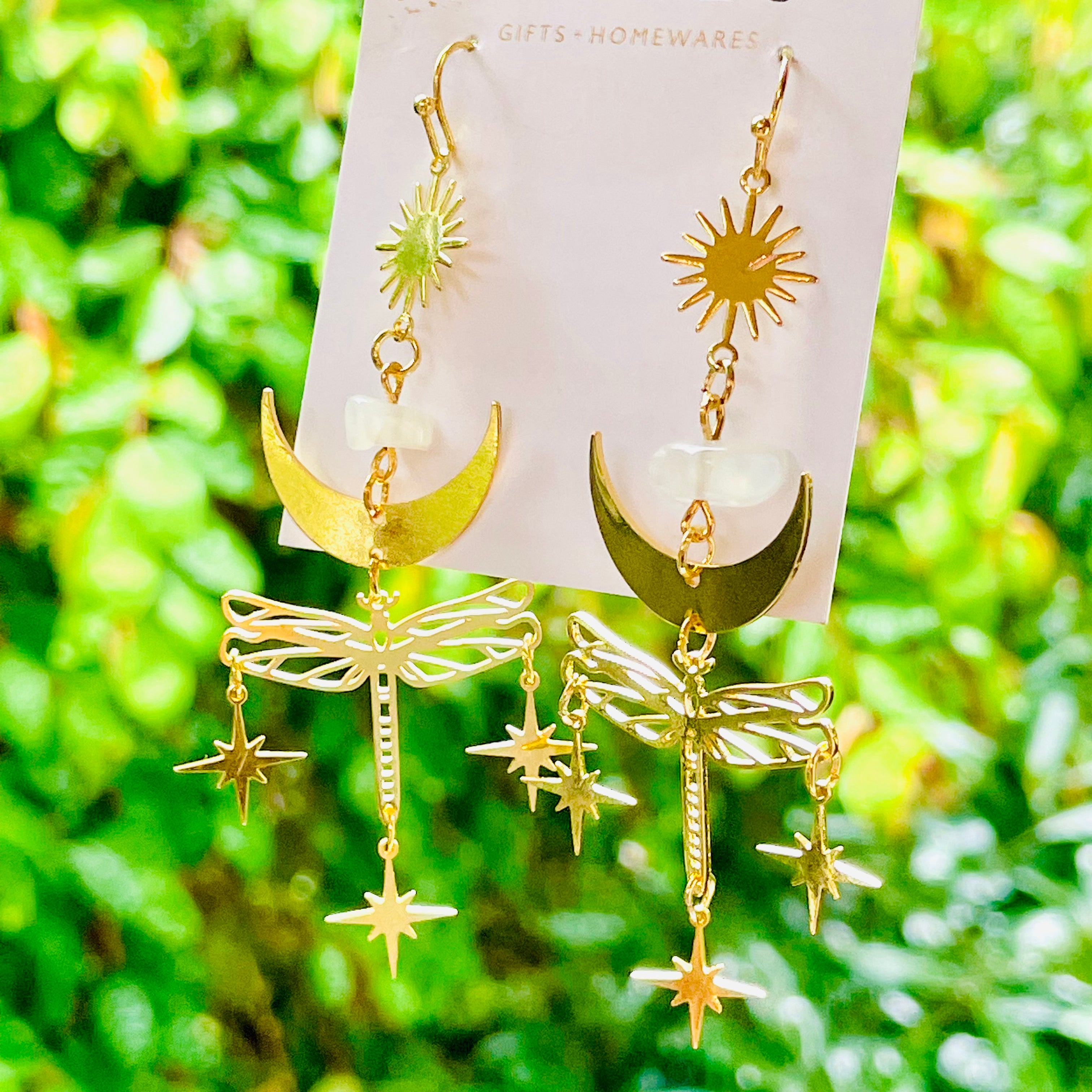 Celestial Dragonfly Earrings
