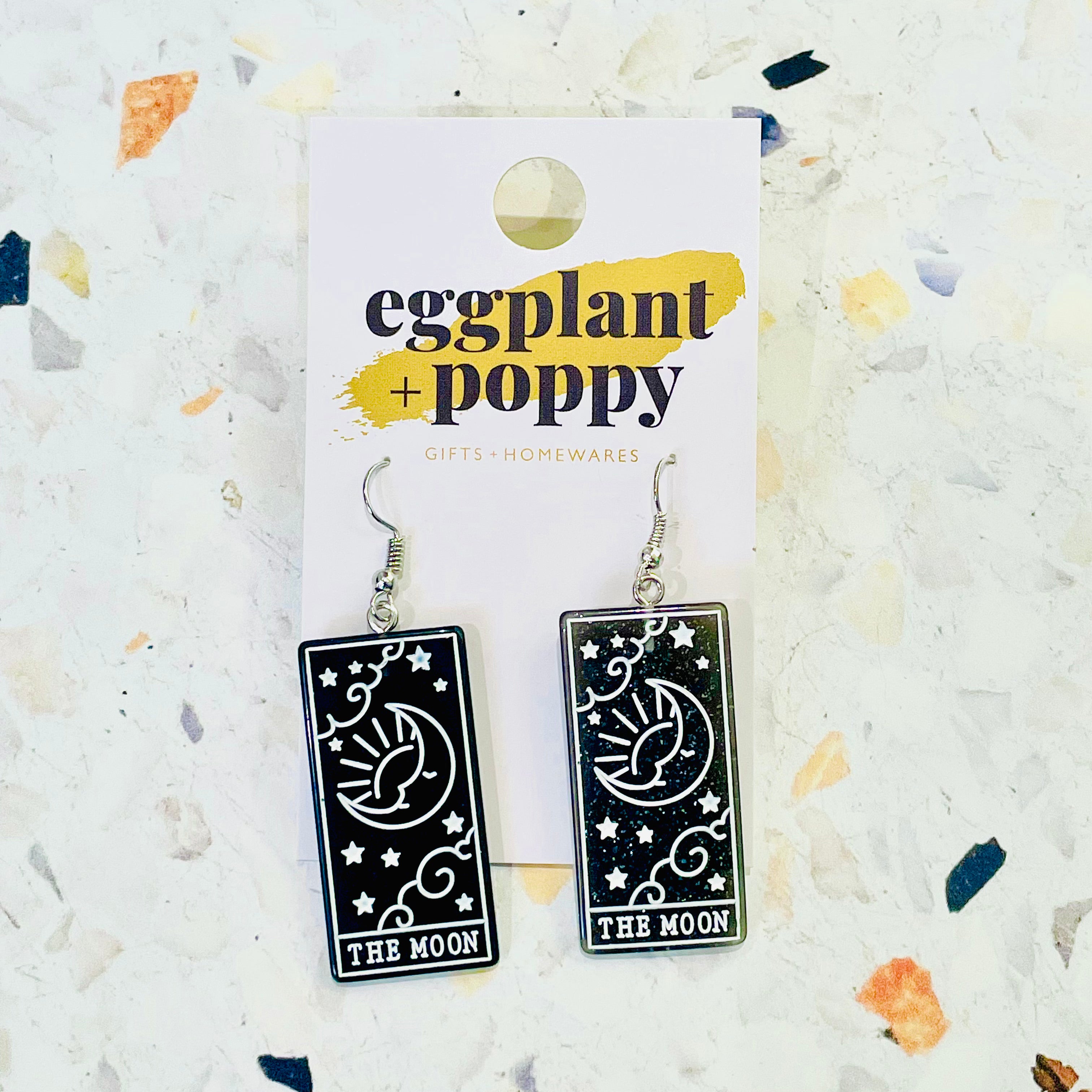 The Moon Tarot Earrings