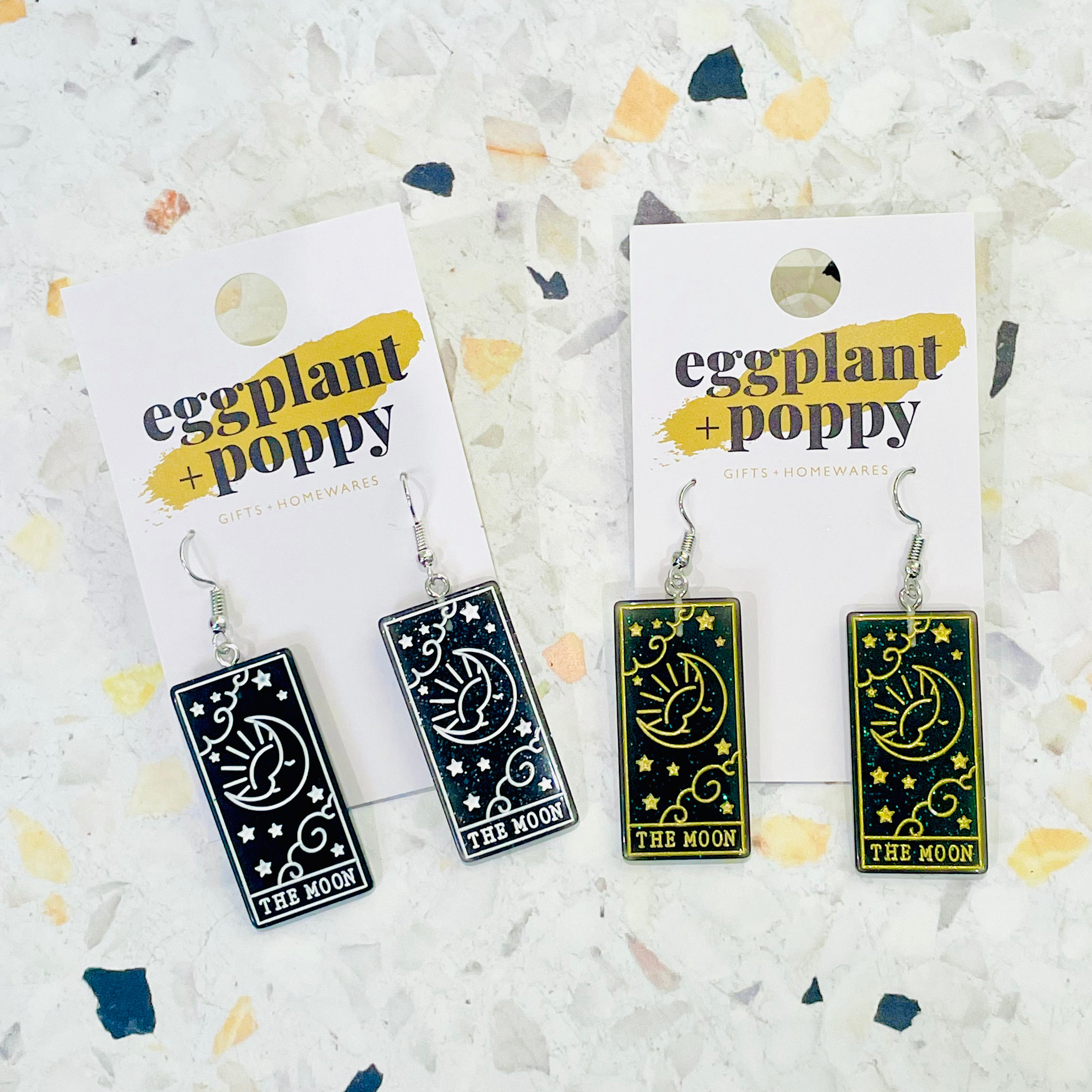 The Moon Tarot Earrings