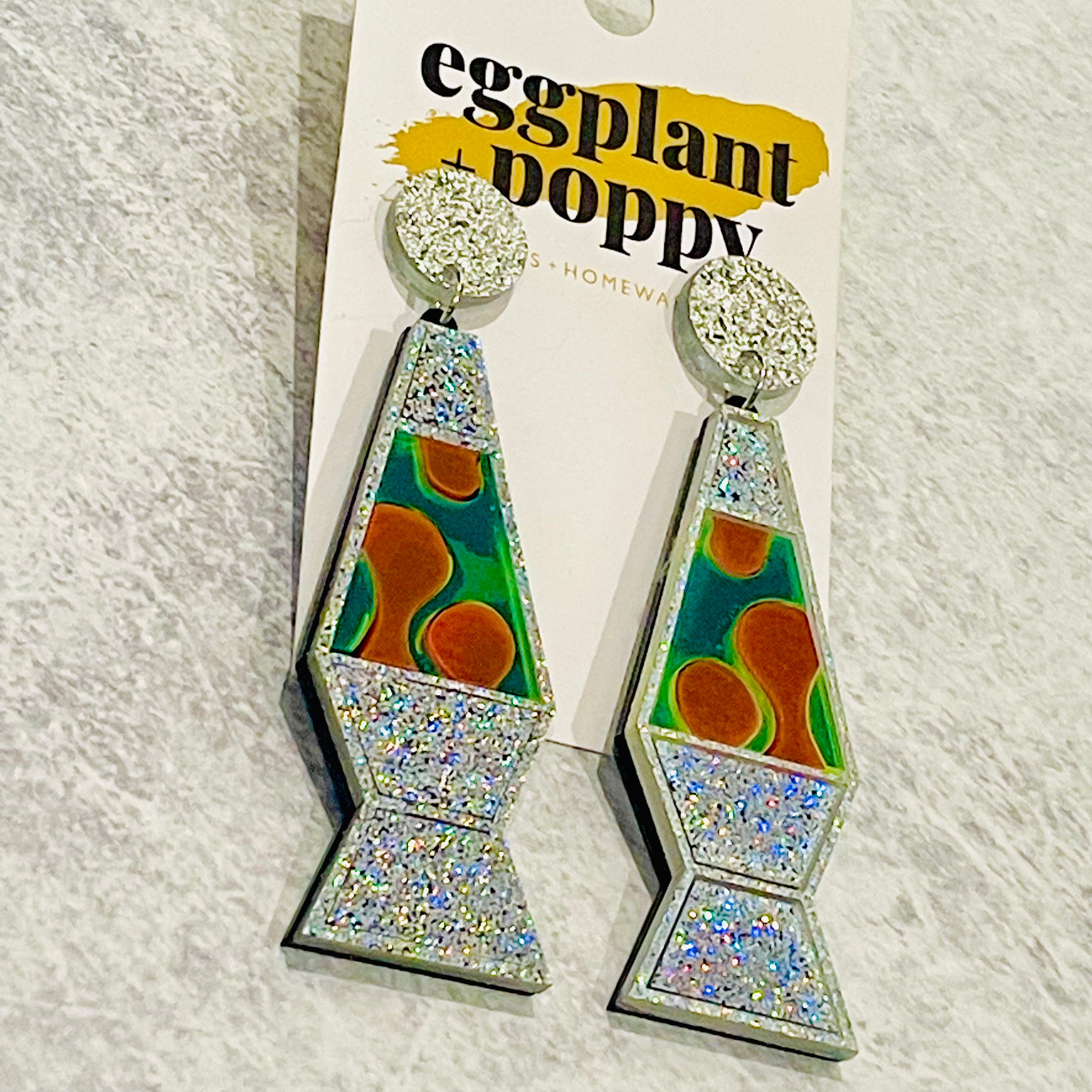 Lava Lamp Earrings