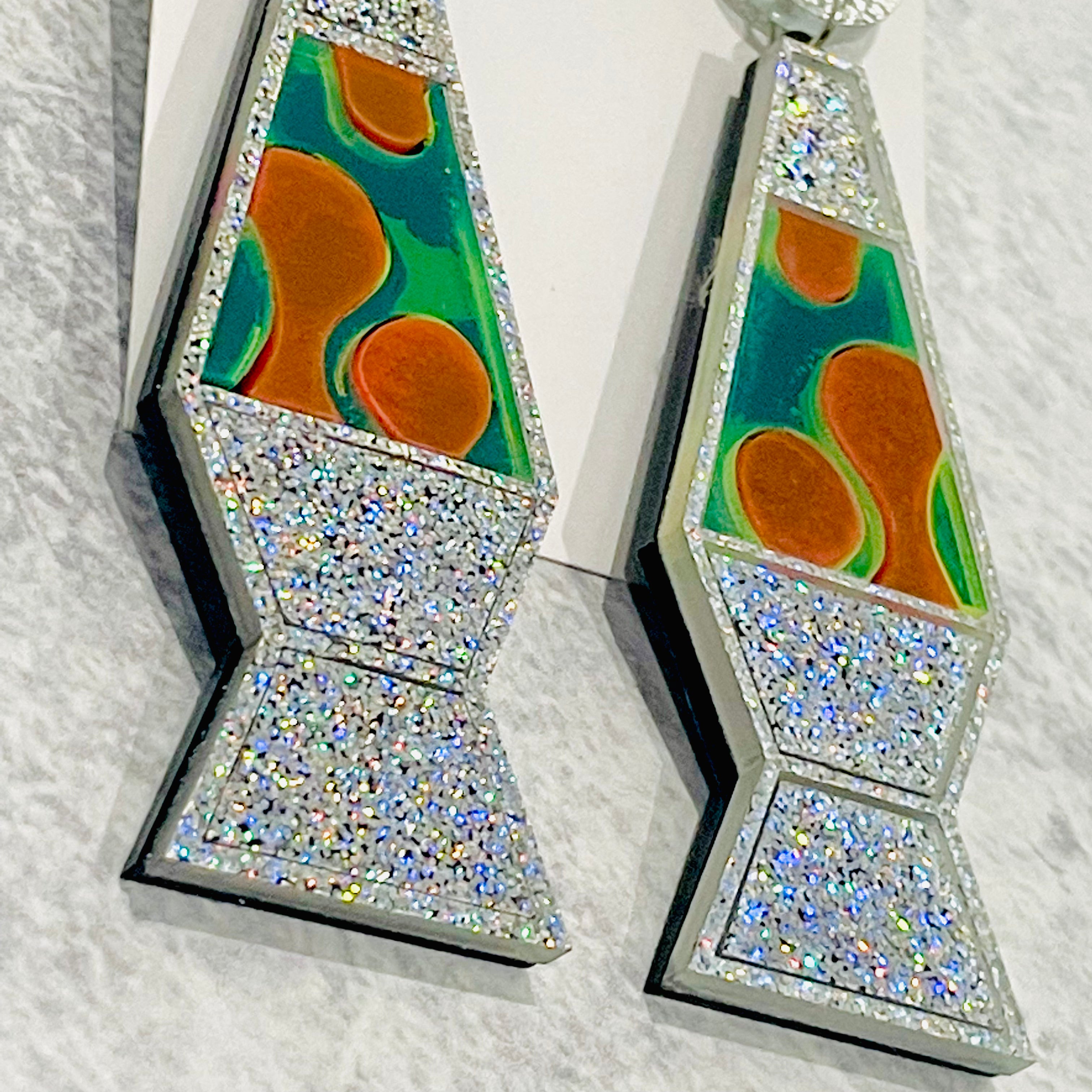 Lava Lamp Earrings