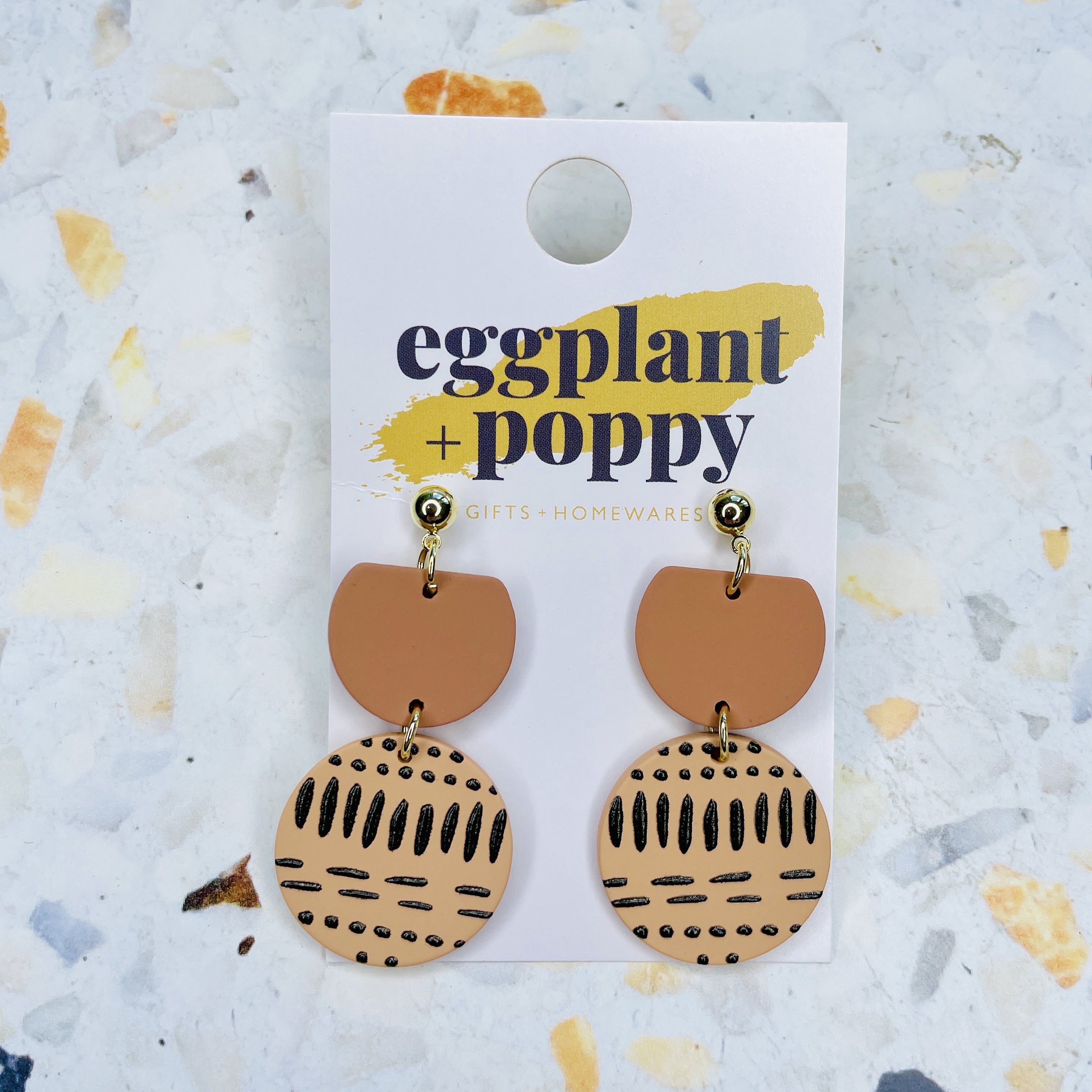 Earth Clay Earrings