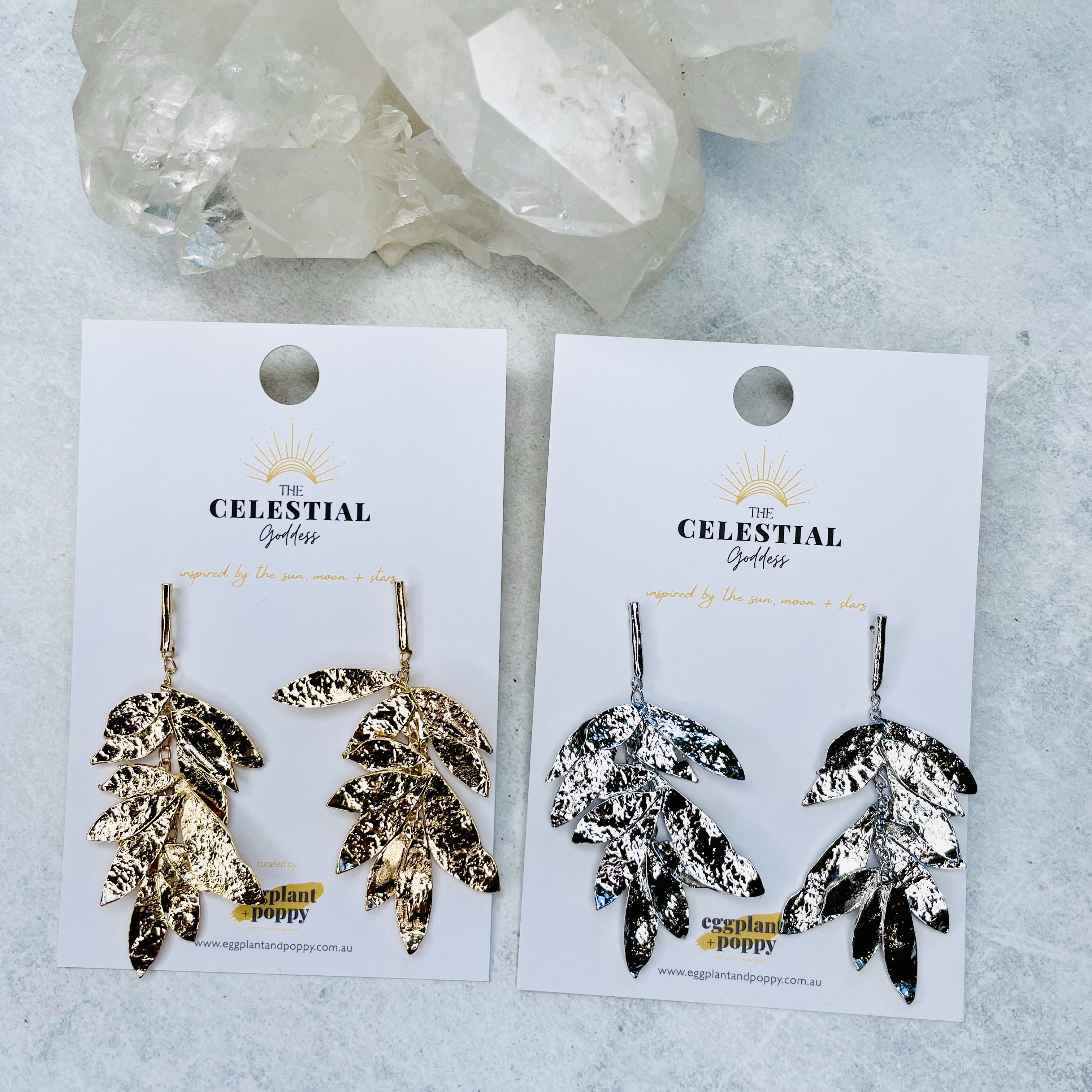 Gaia Leaf Earrings