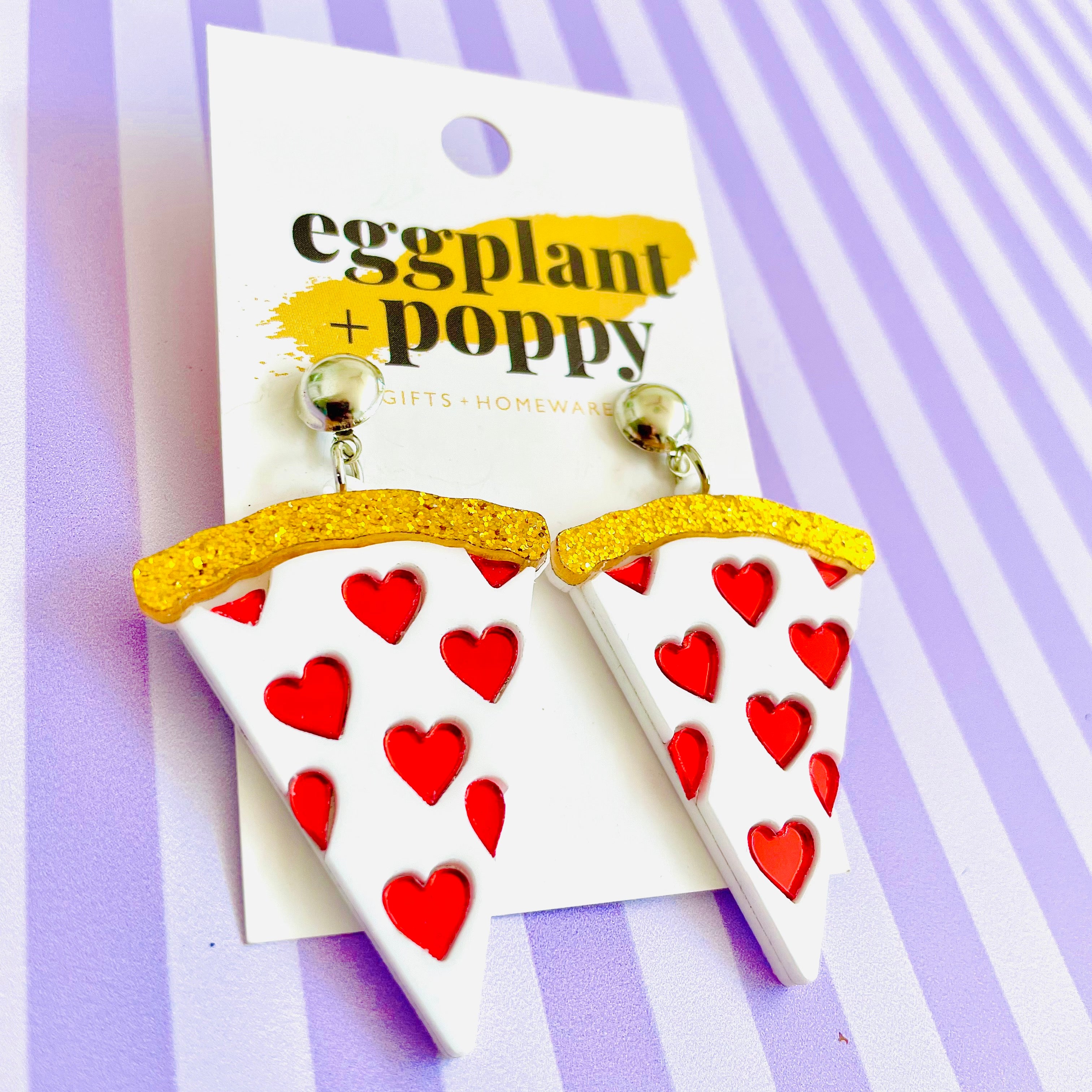 Pizza Love Earrings