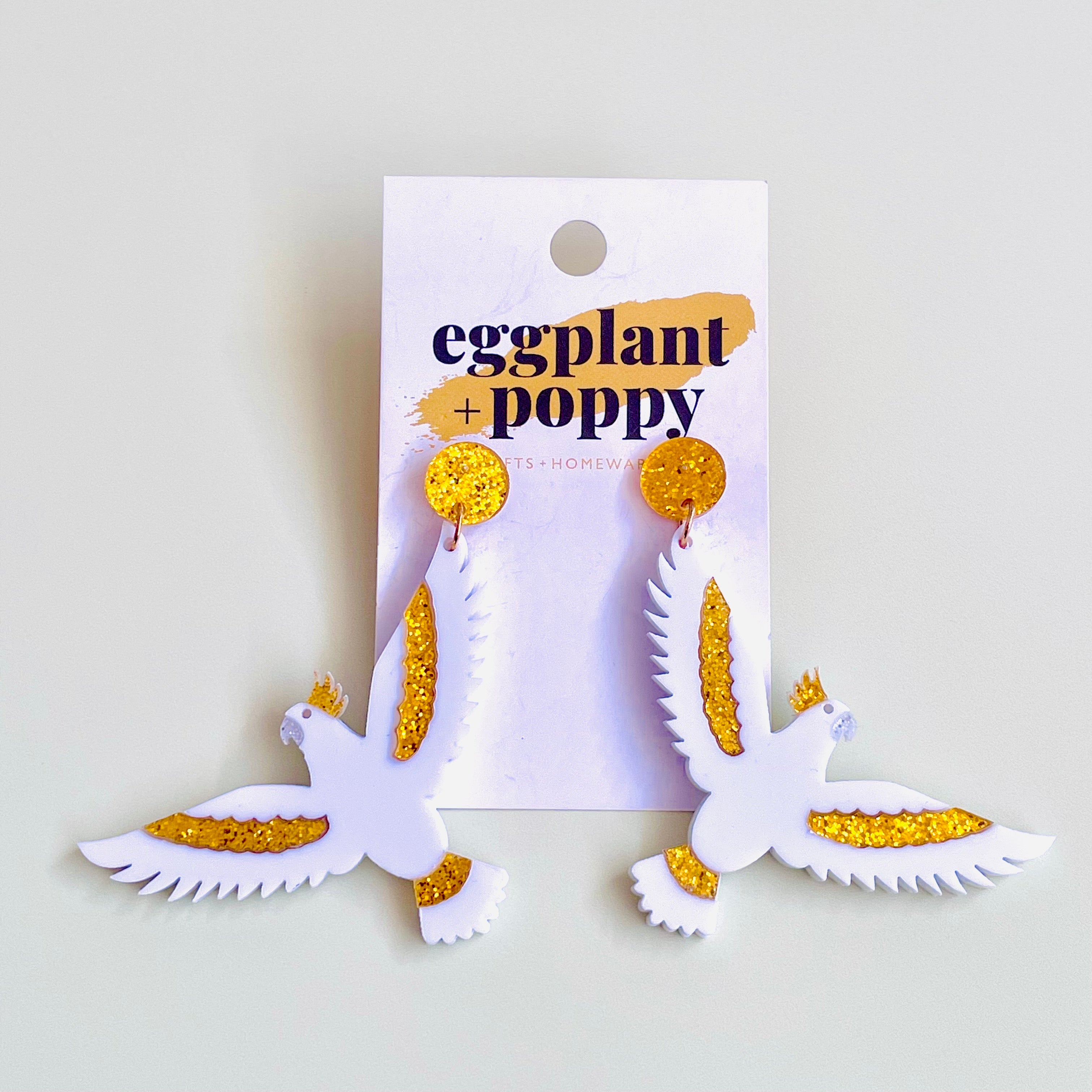 Cockatoo Earrings