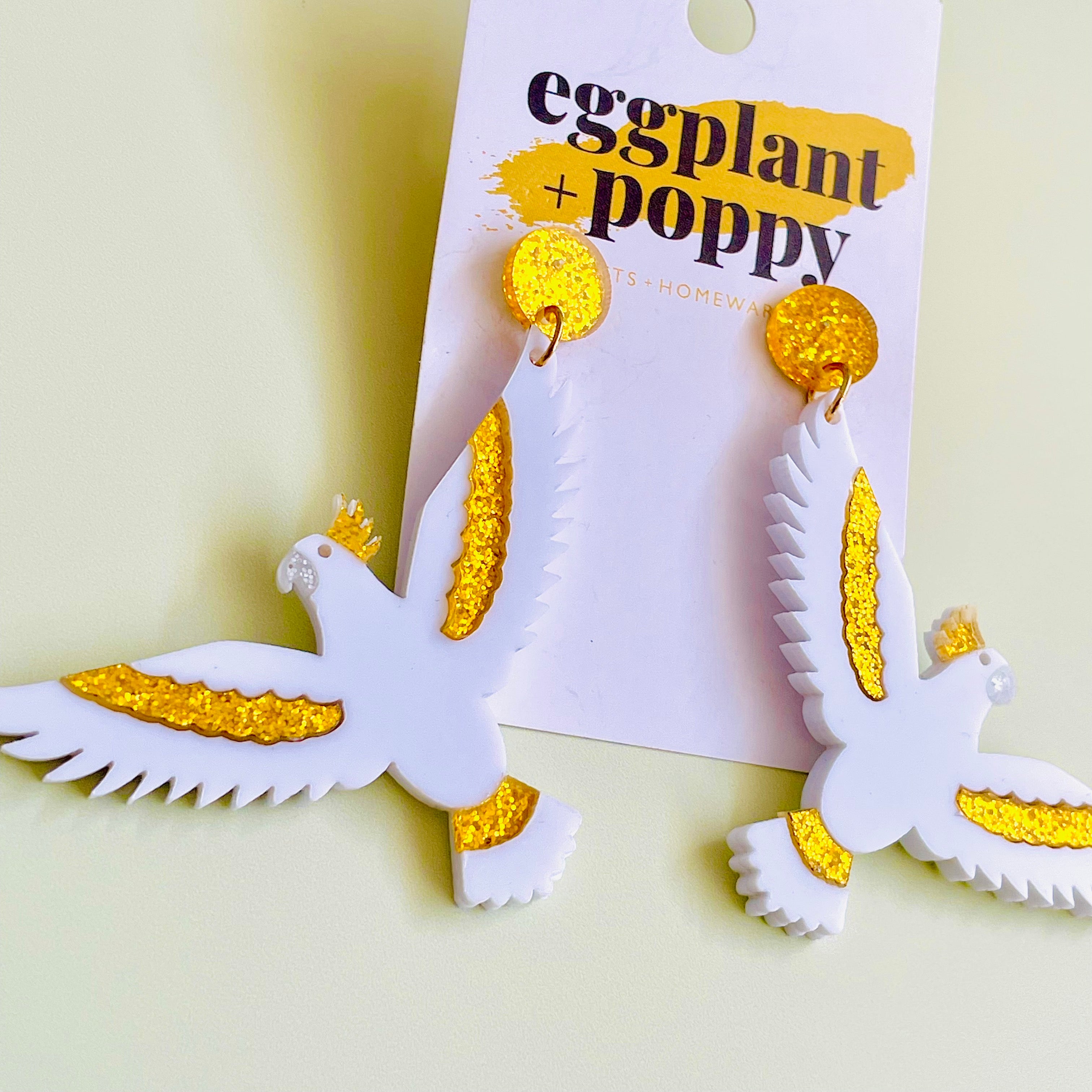 Cockatoo Earrings