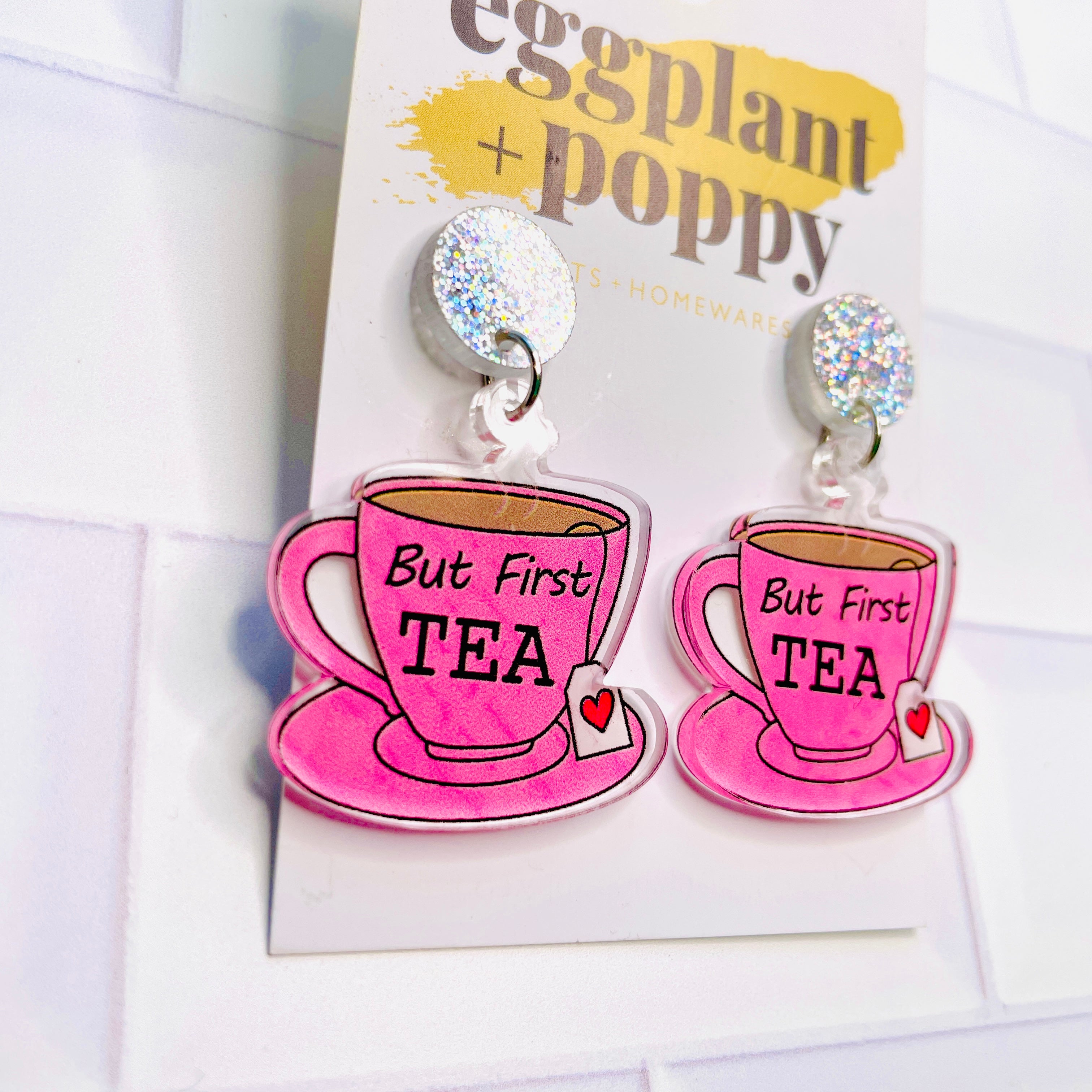 But First Tea Earrings