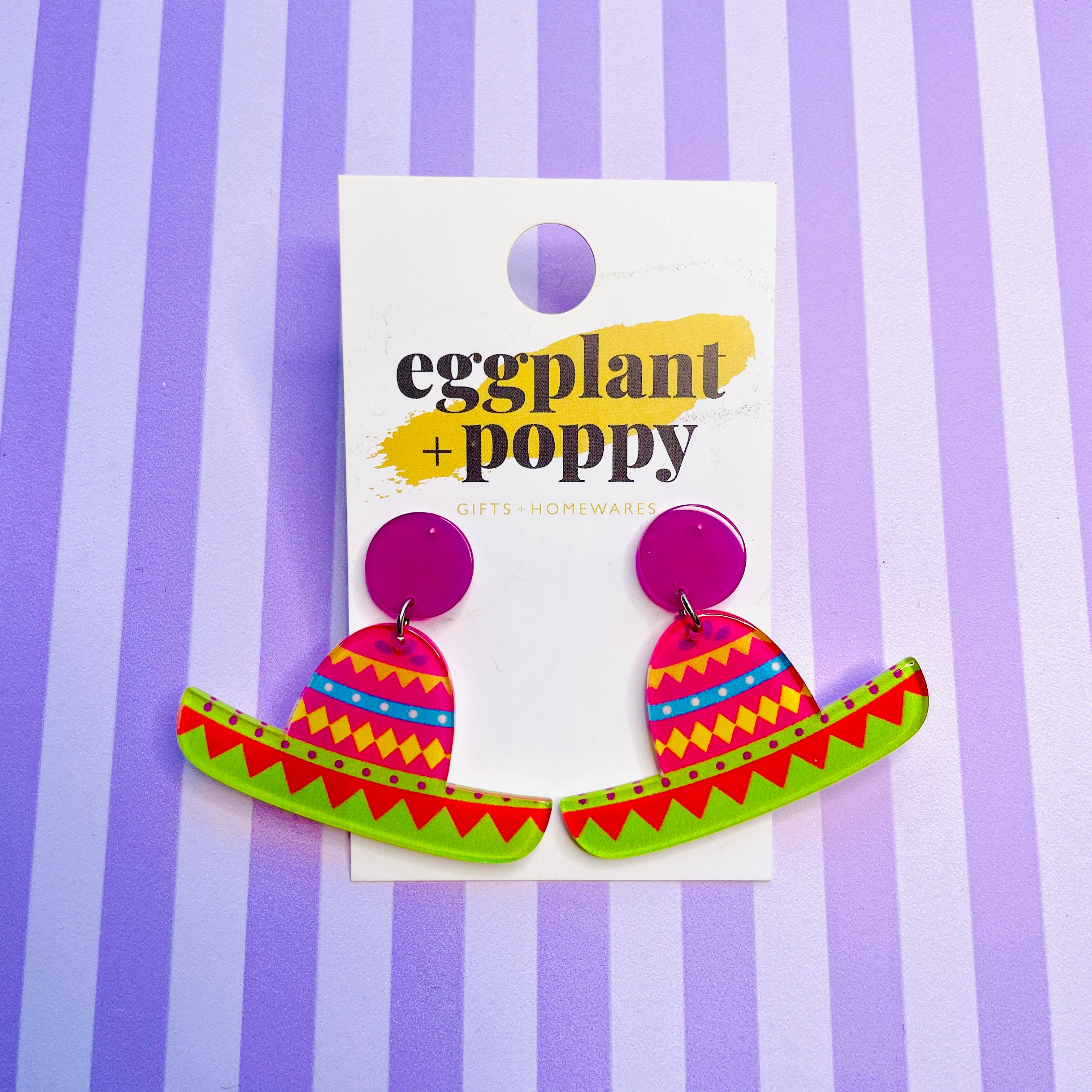 Mexican Hat Earrings