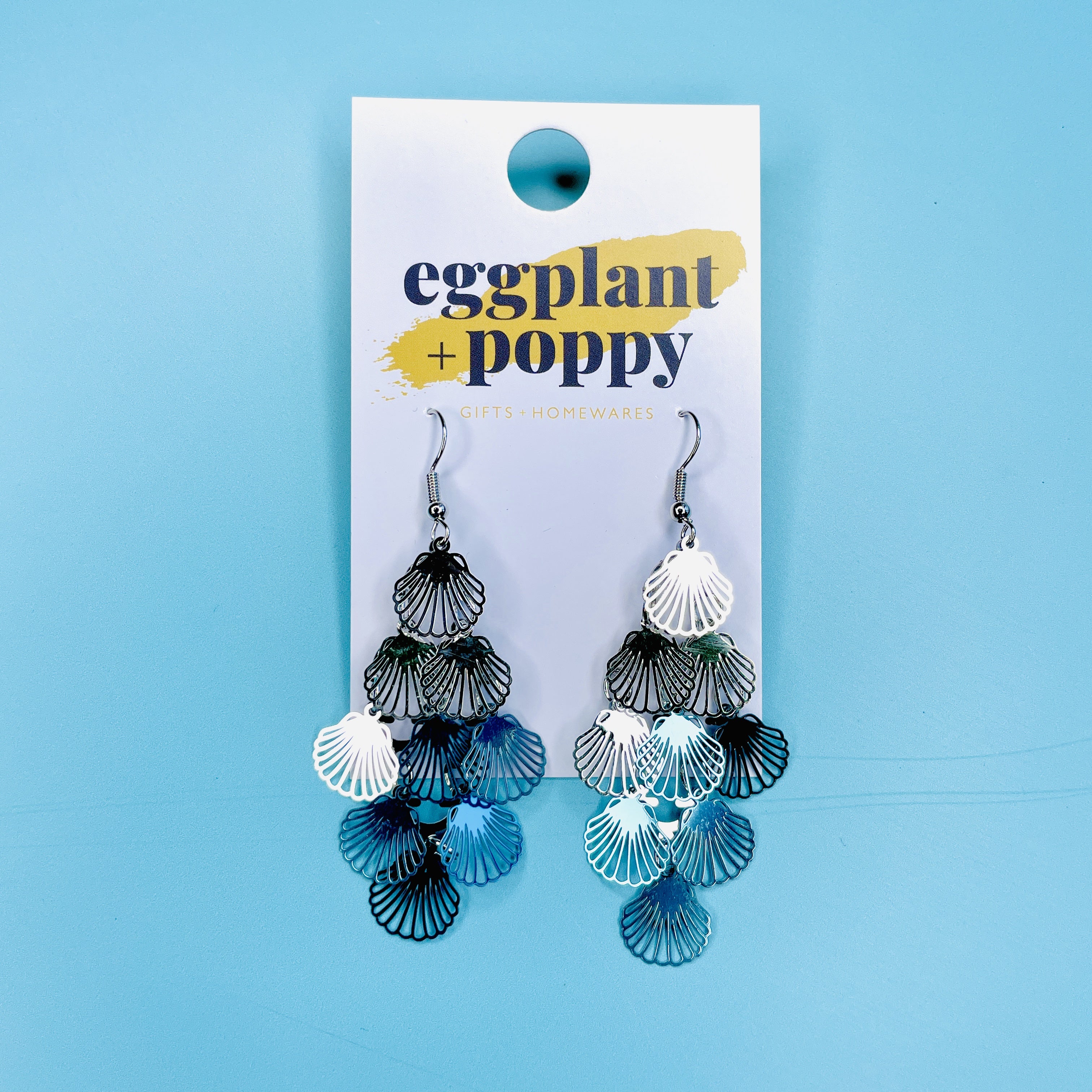 Silver Shell Earrings