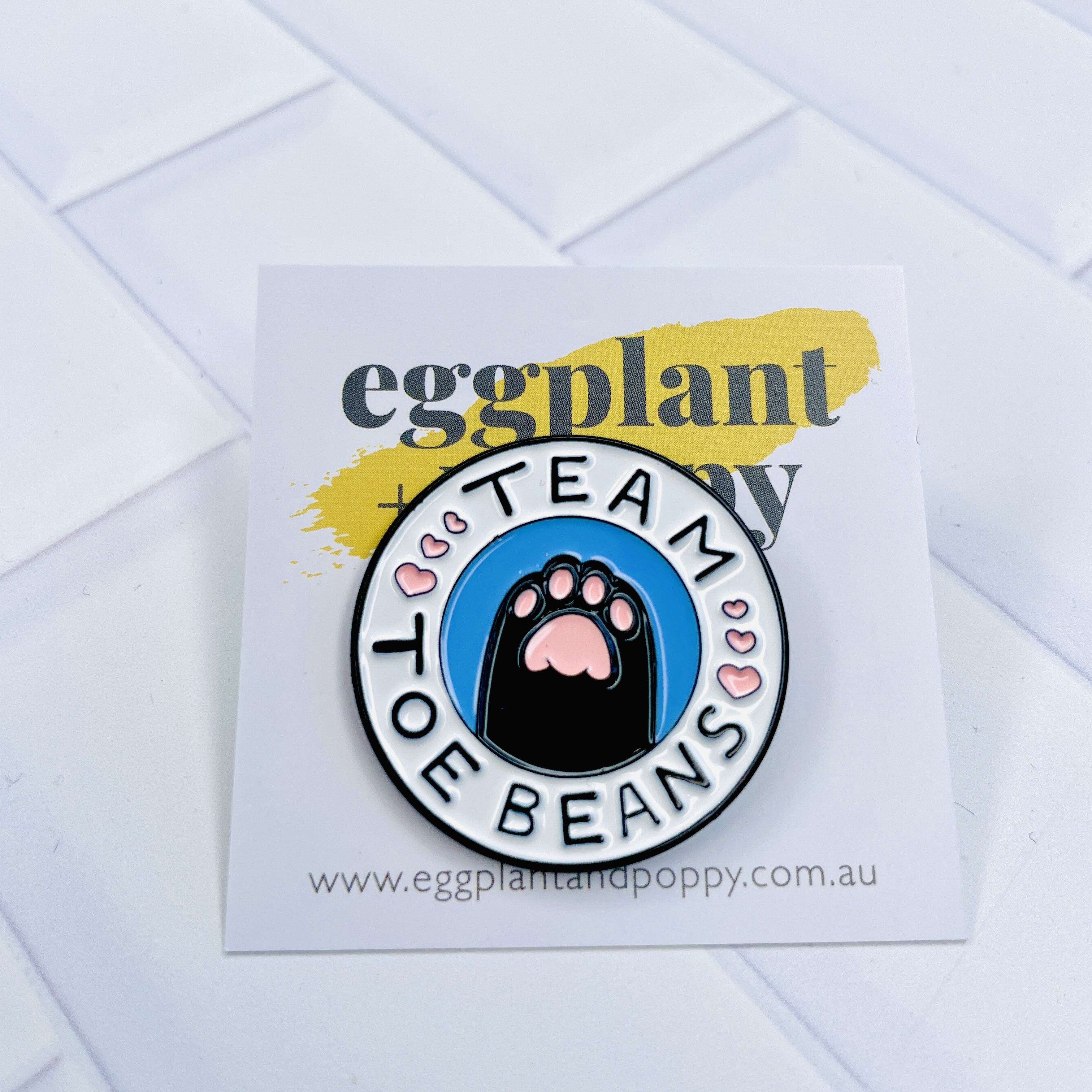 Enamel Pin - Team Toe Beans