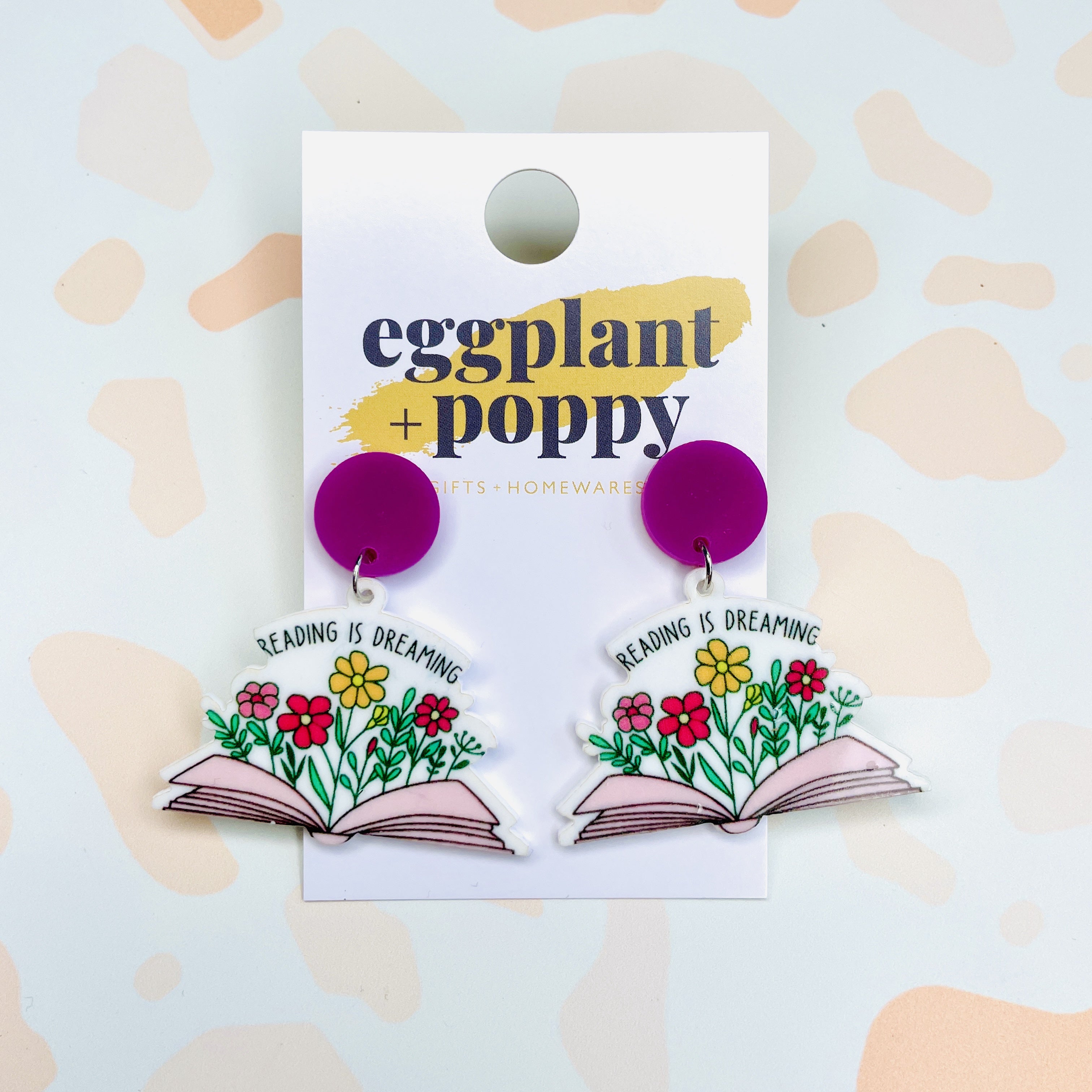 Reading Is Dreaming Earrings