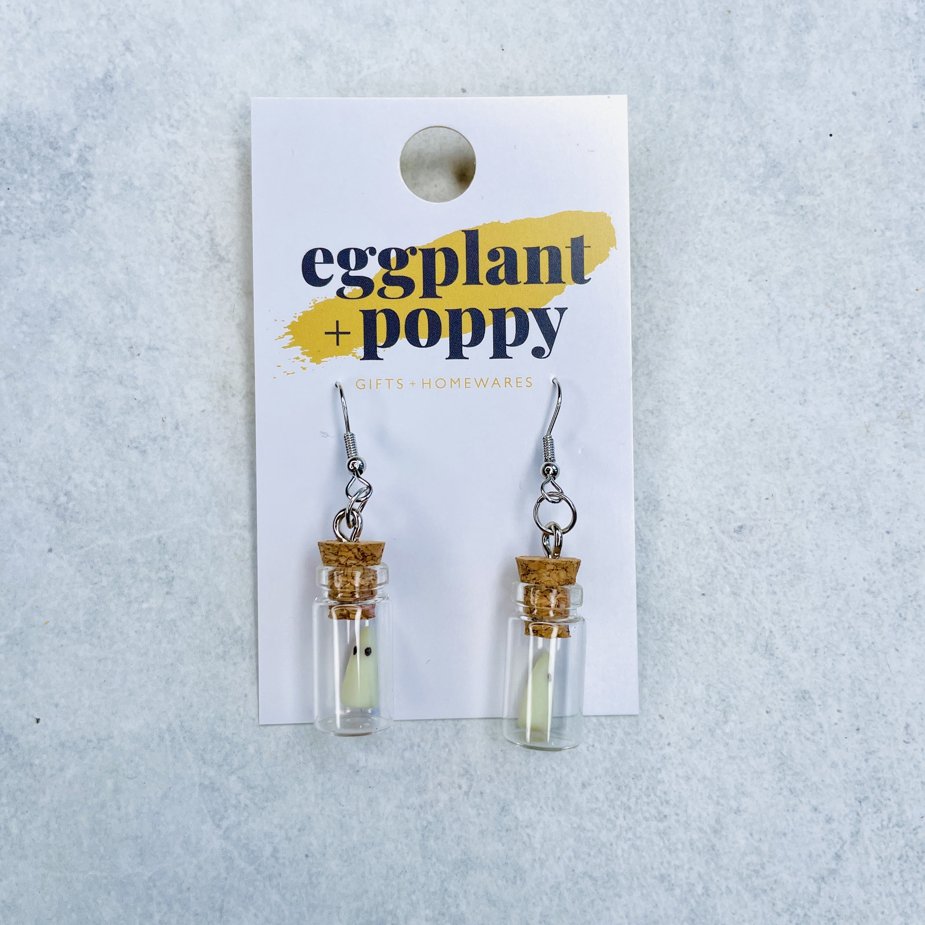 Glow In The Dark Ghost Earrings