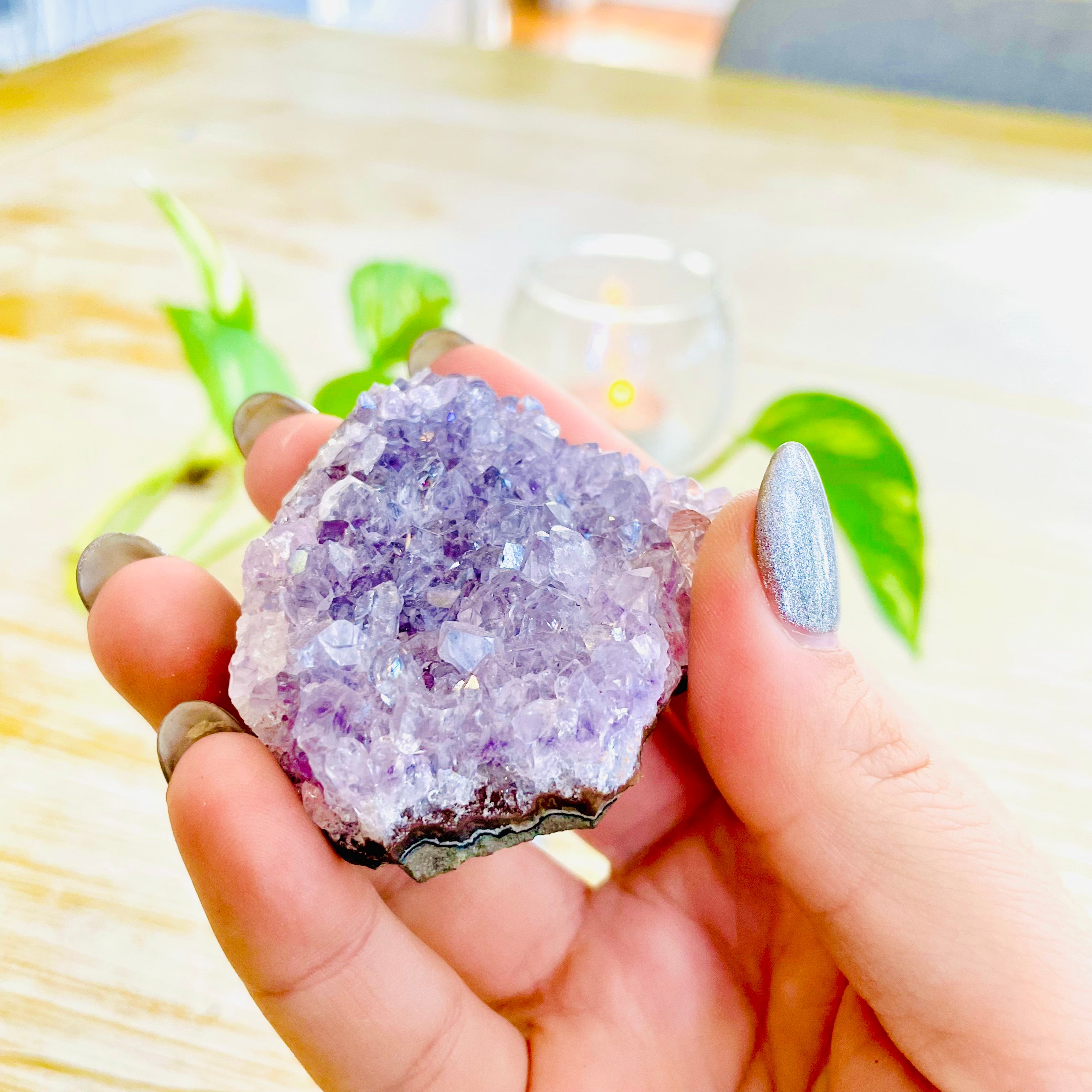 Lavender Amethyst Cluster