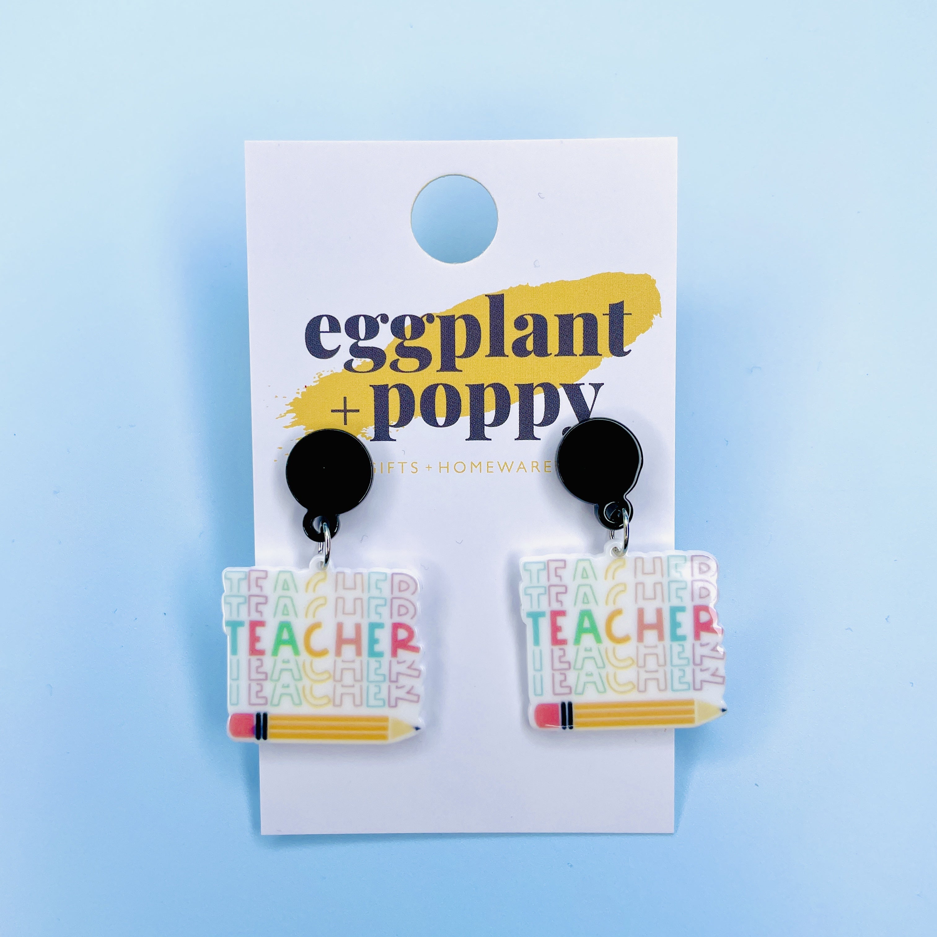 Teacher Pencil Earrings