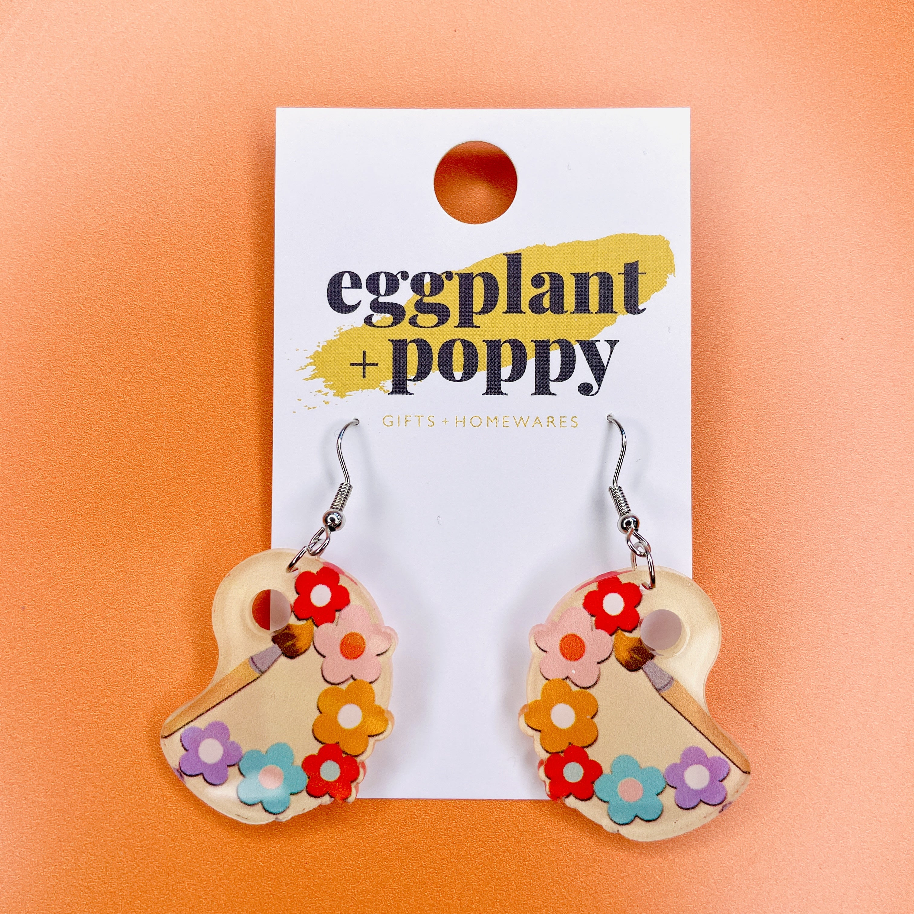 Flower Art Palette Earrings