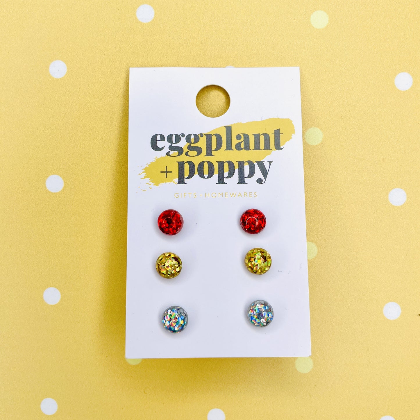 Christmas Twinkle Stud Set - Traditional