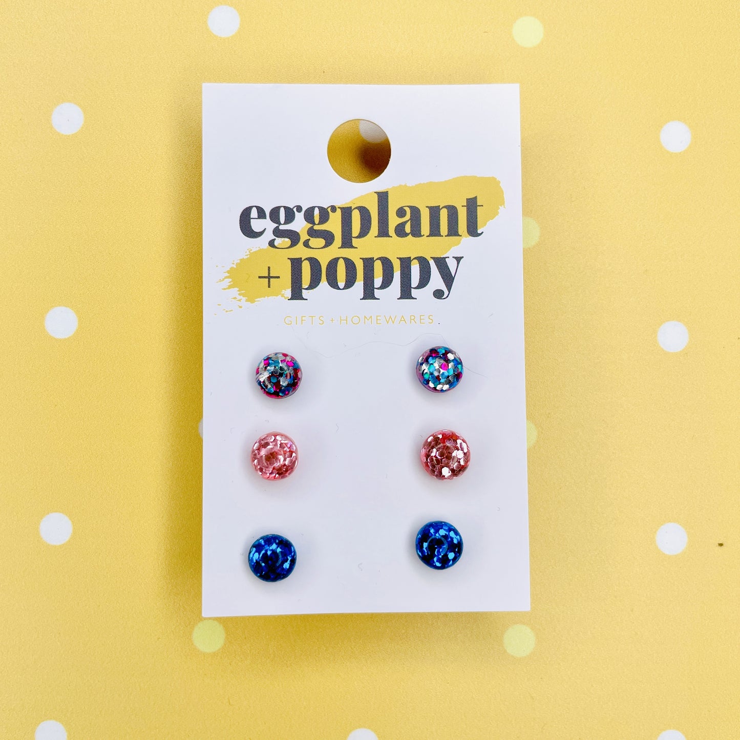 Christmas Twinkle Stud Set - Fun