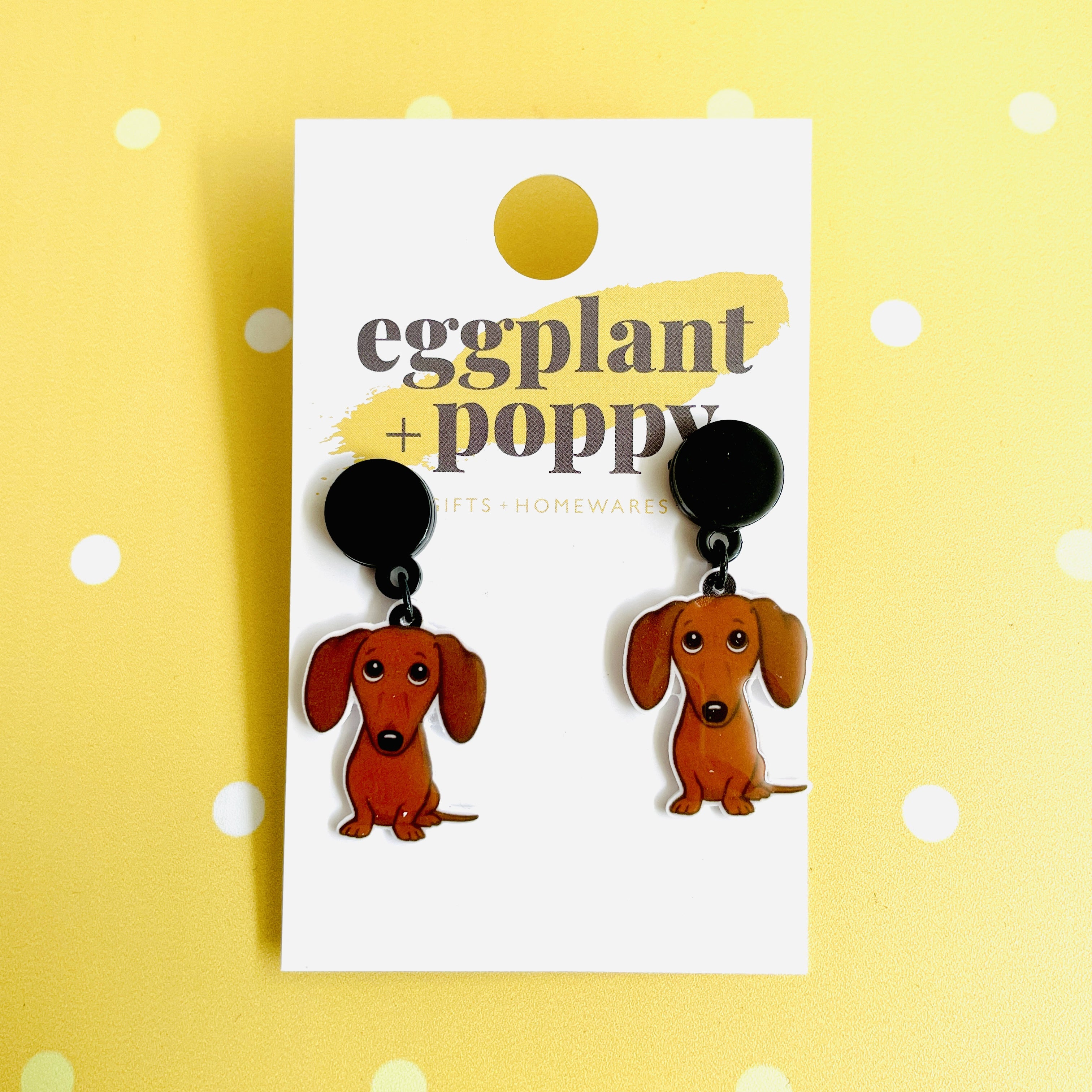 Sausage Dog Earrings