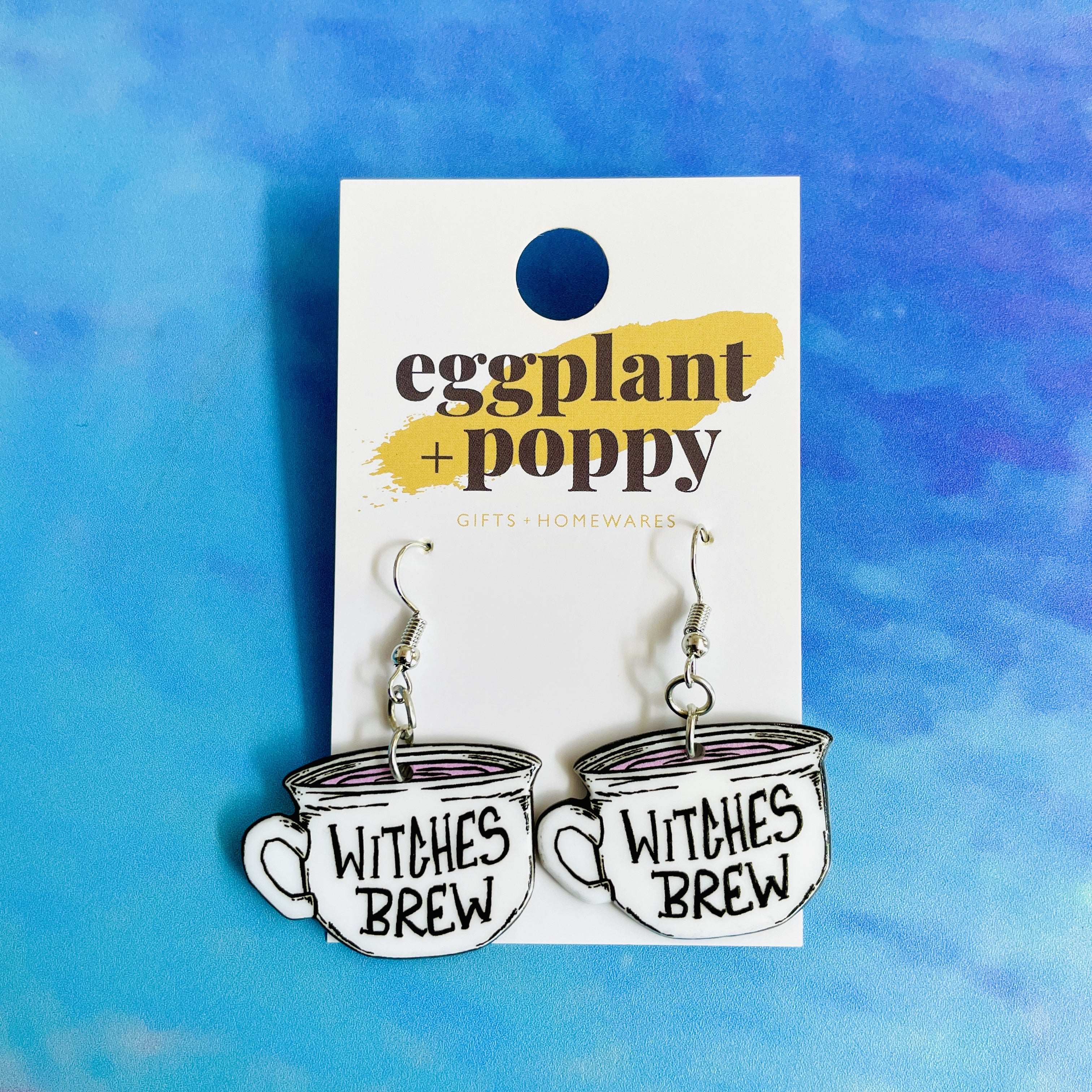 Halloween Witches Brew Earrings