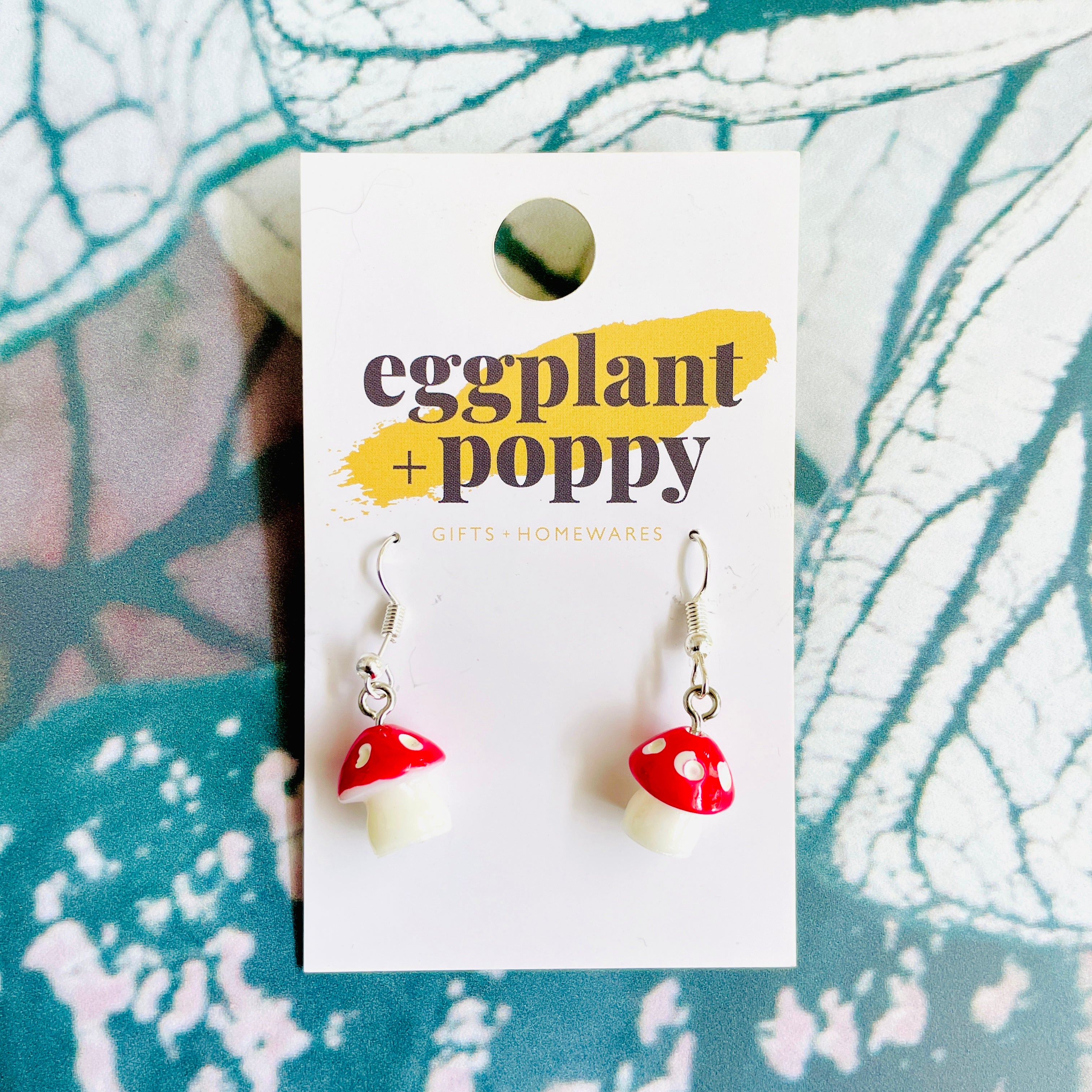 Mini Toadstool Earrings