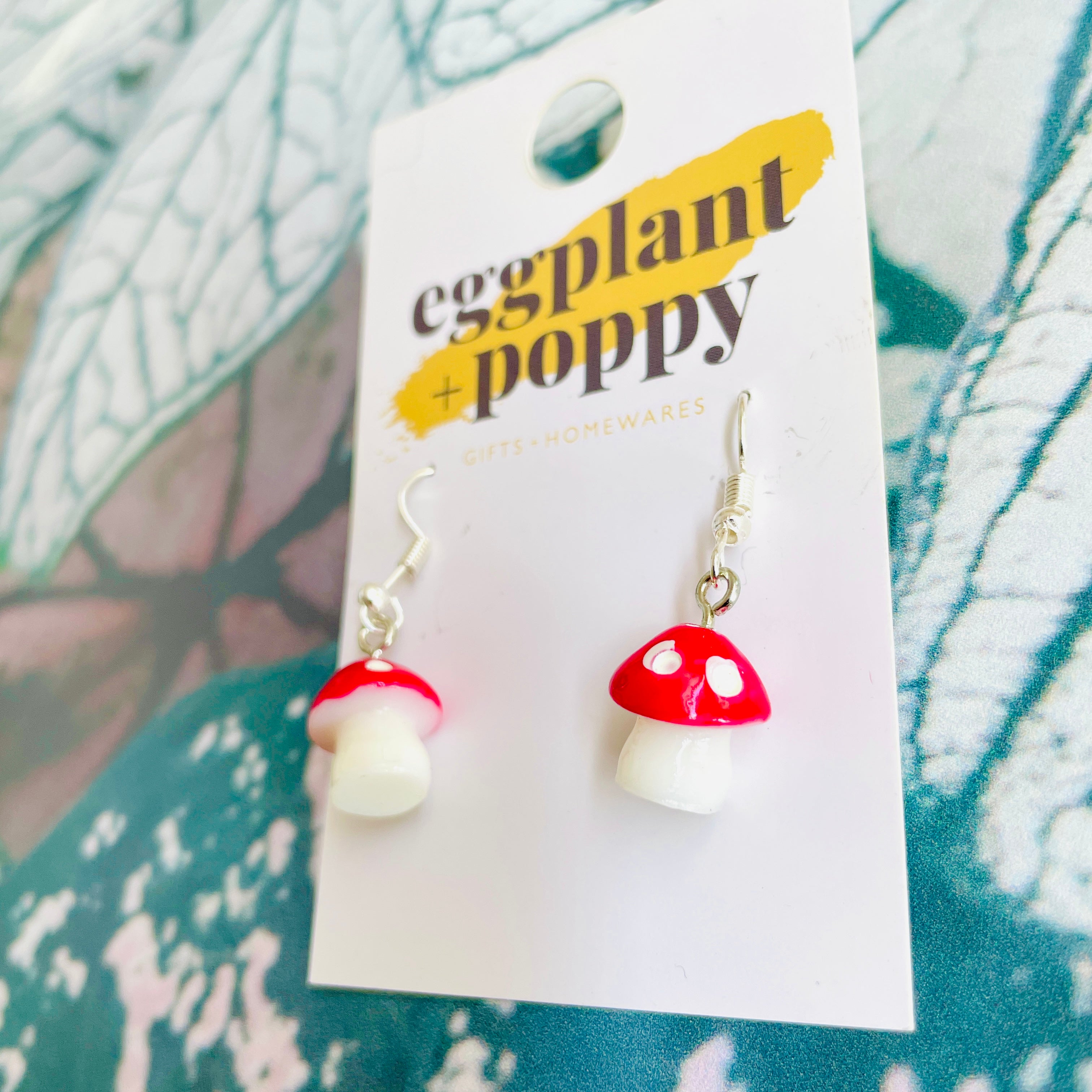 Mini Toadstool Earrings