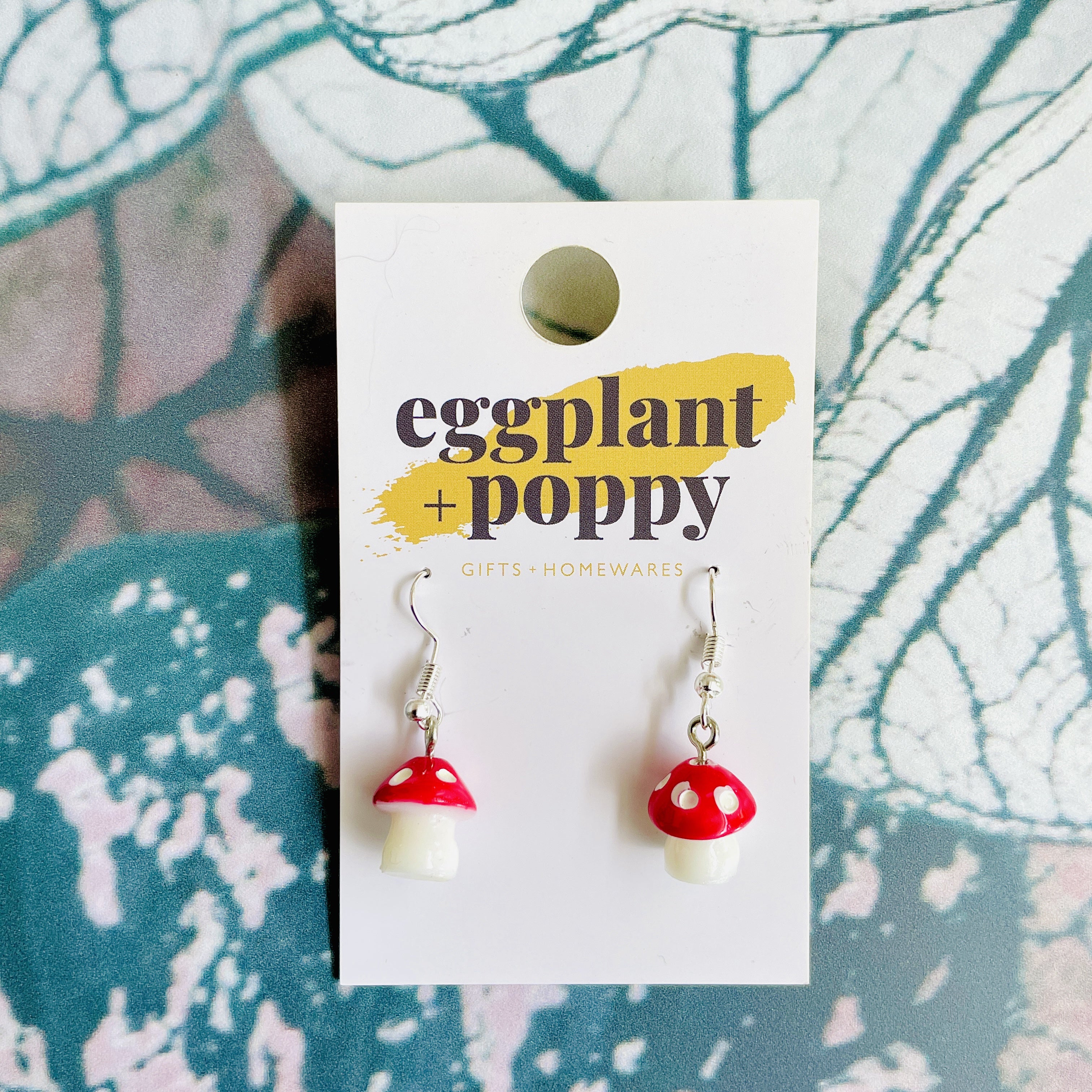 Mini Toadstool Earrings