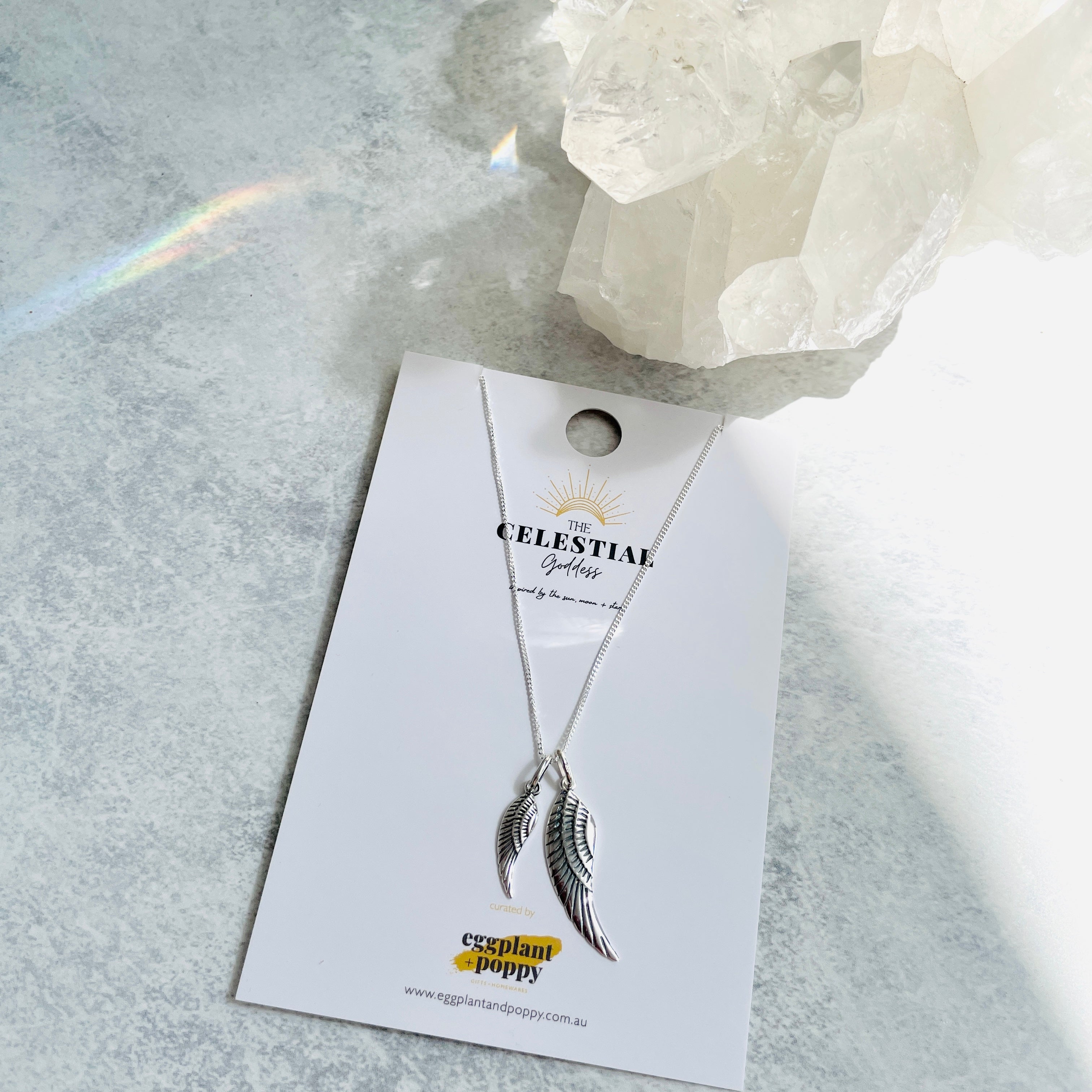 Silver Wings Necklace