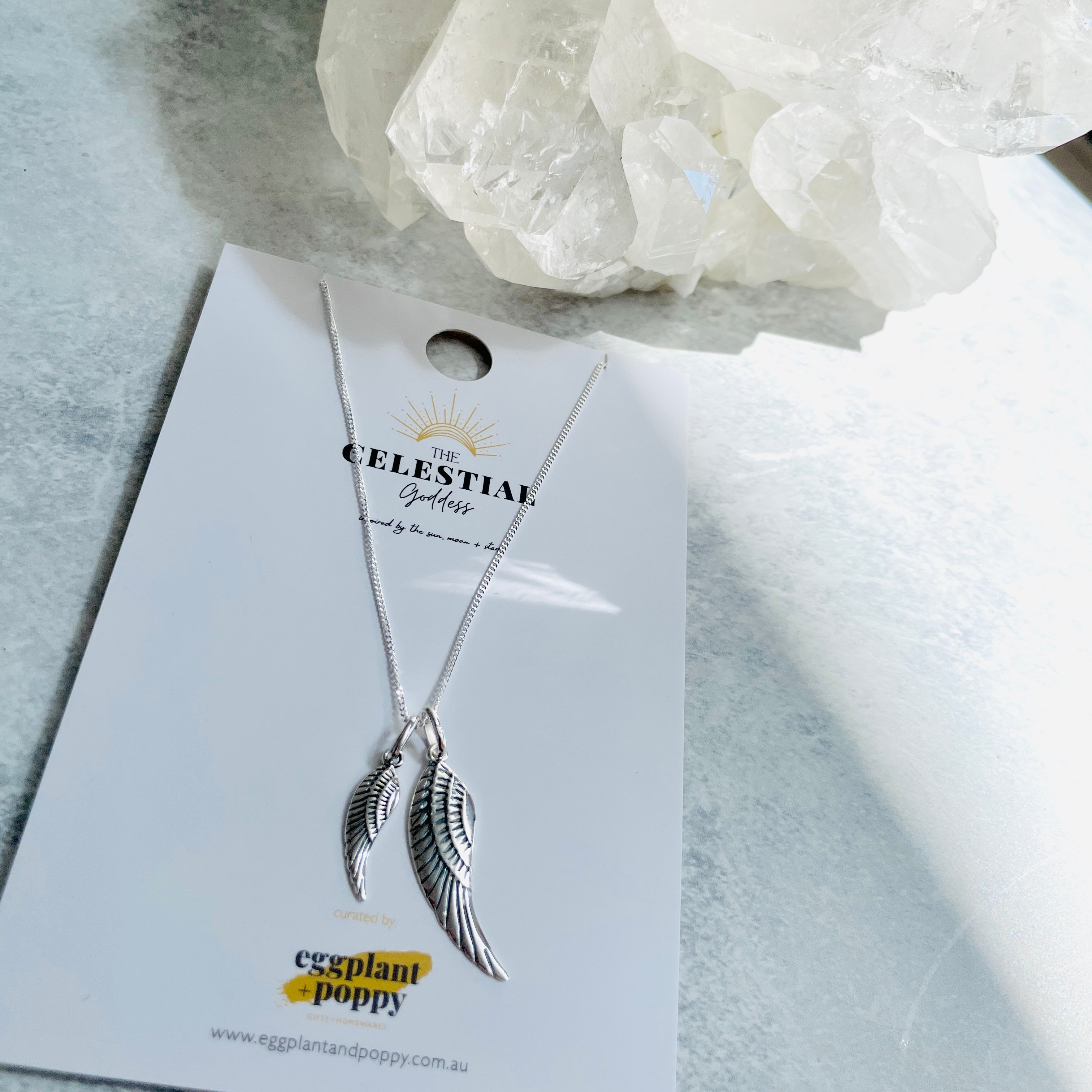 Silver Wings Necklace