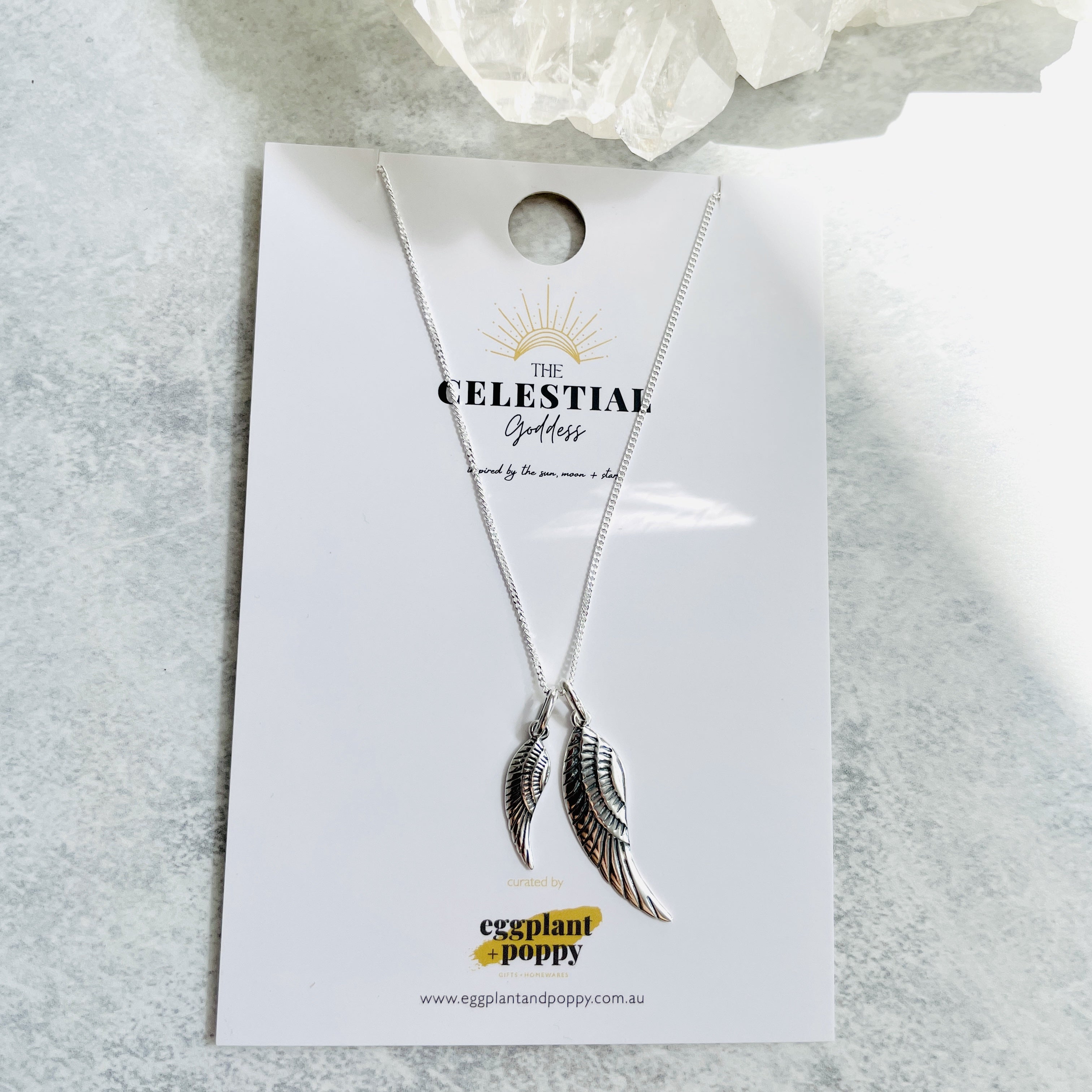 Silver Wings Necklace