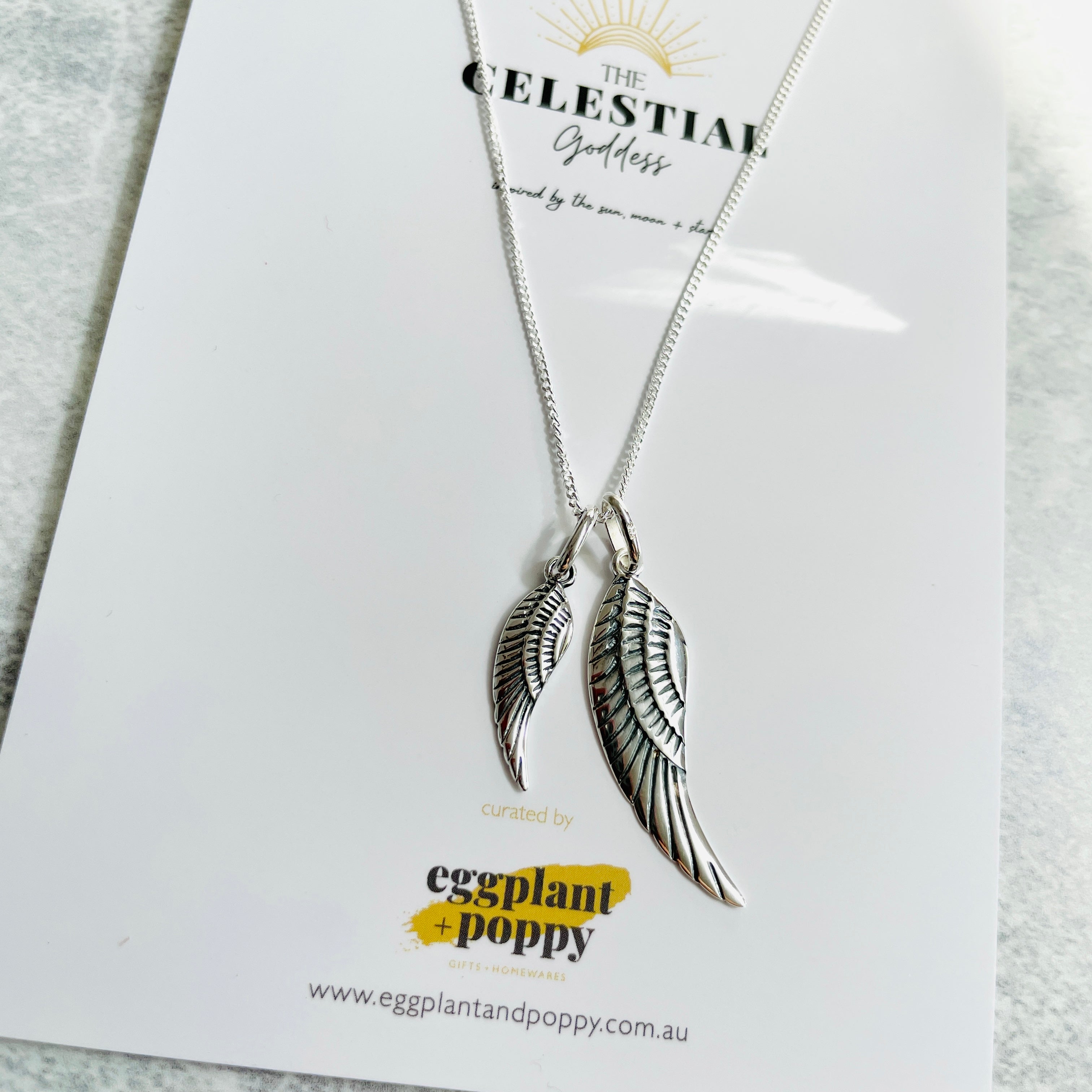 Silver Wings Necklace