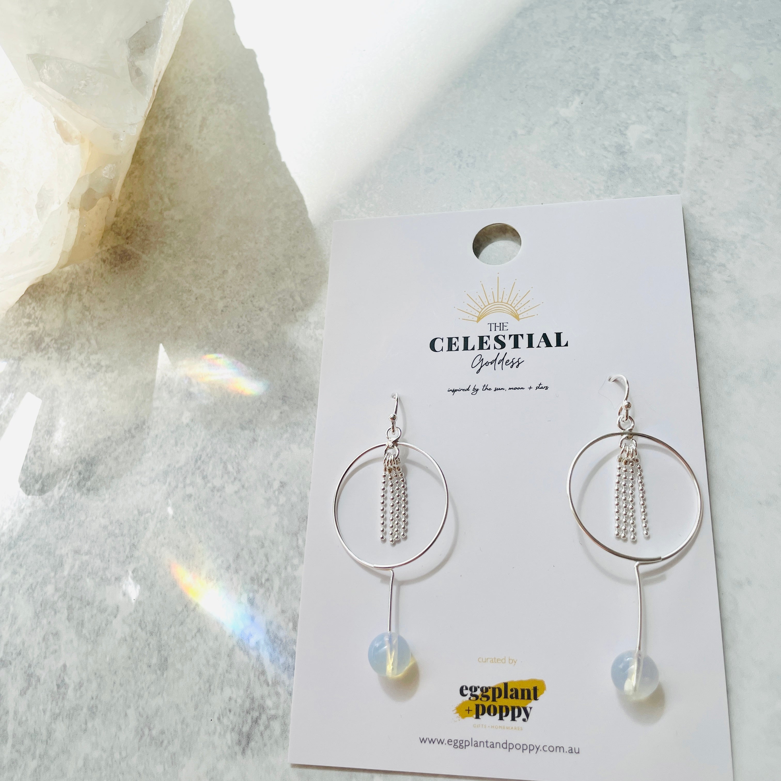 Opalite Thread Earrings