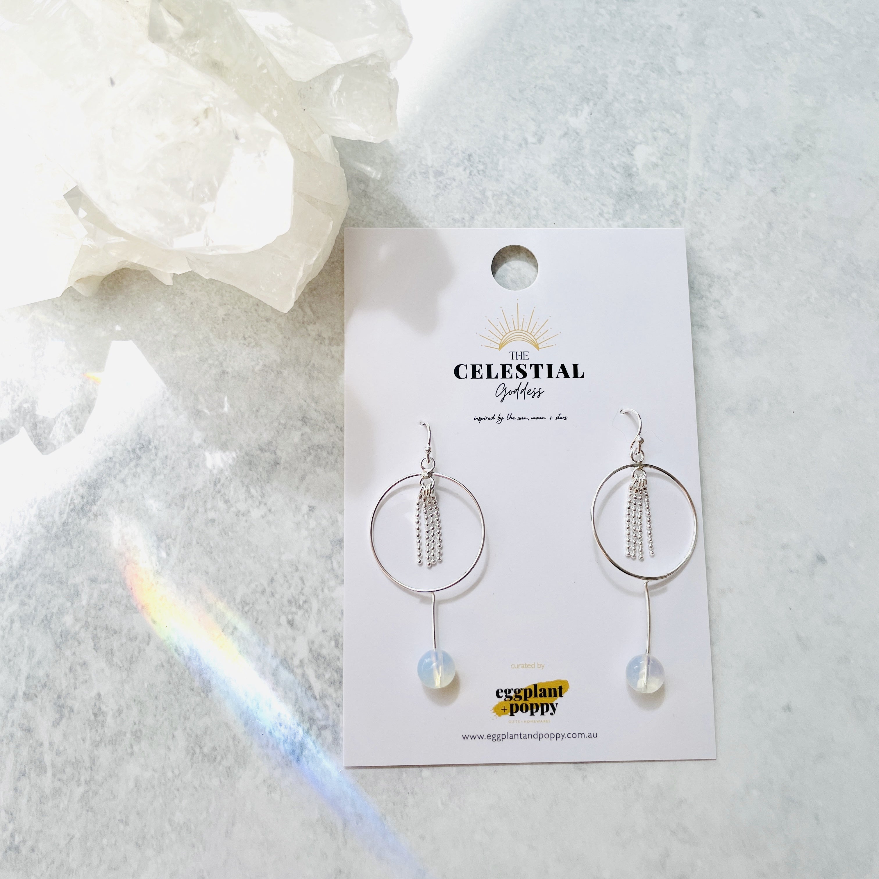 Opalite Thread Earrings