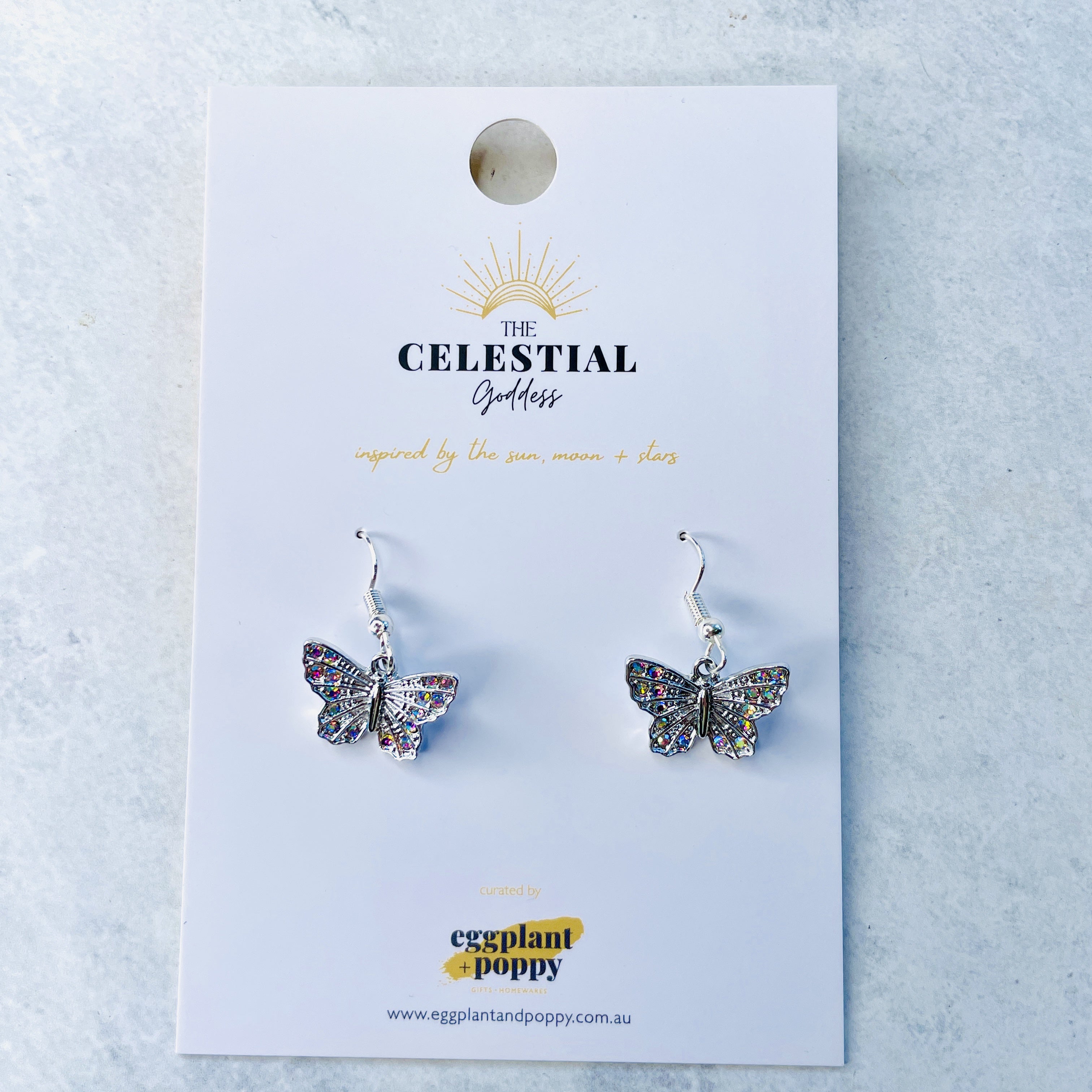 Celestial Butterfly Earrings