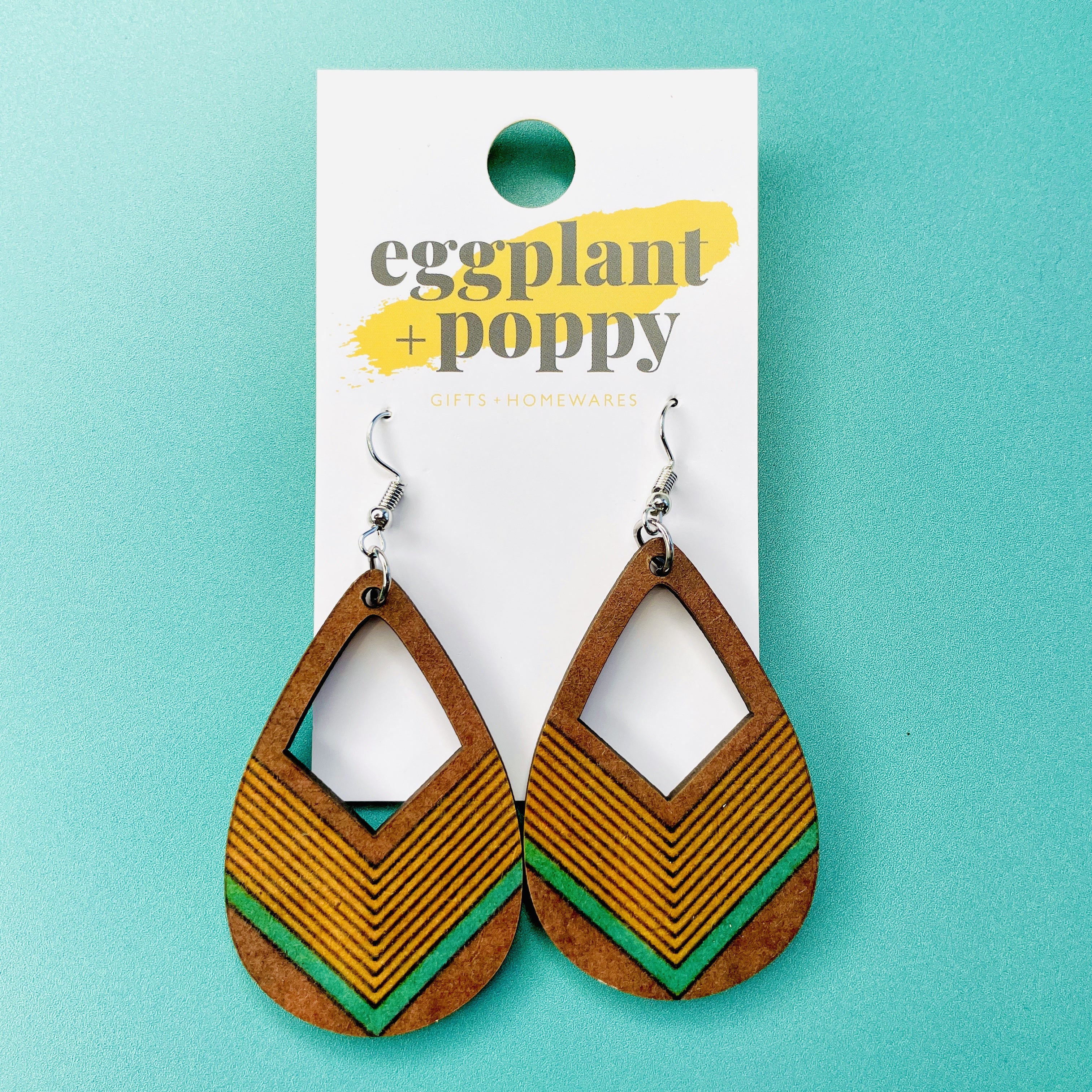 Timber & Teal Earrings