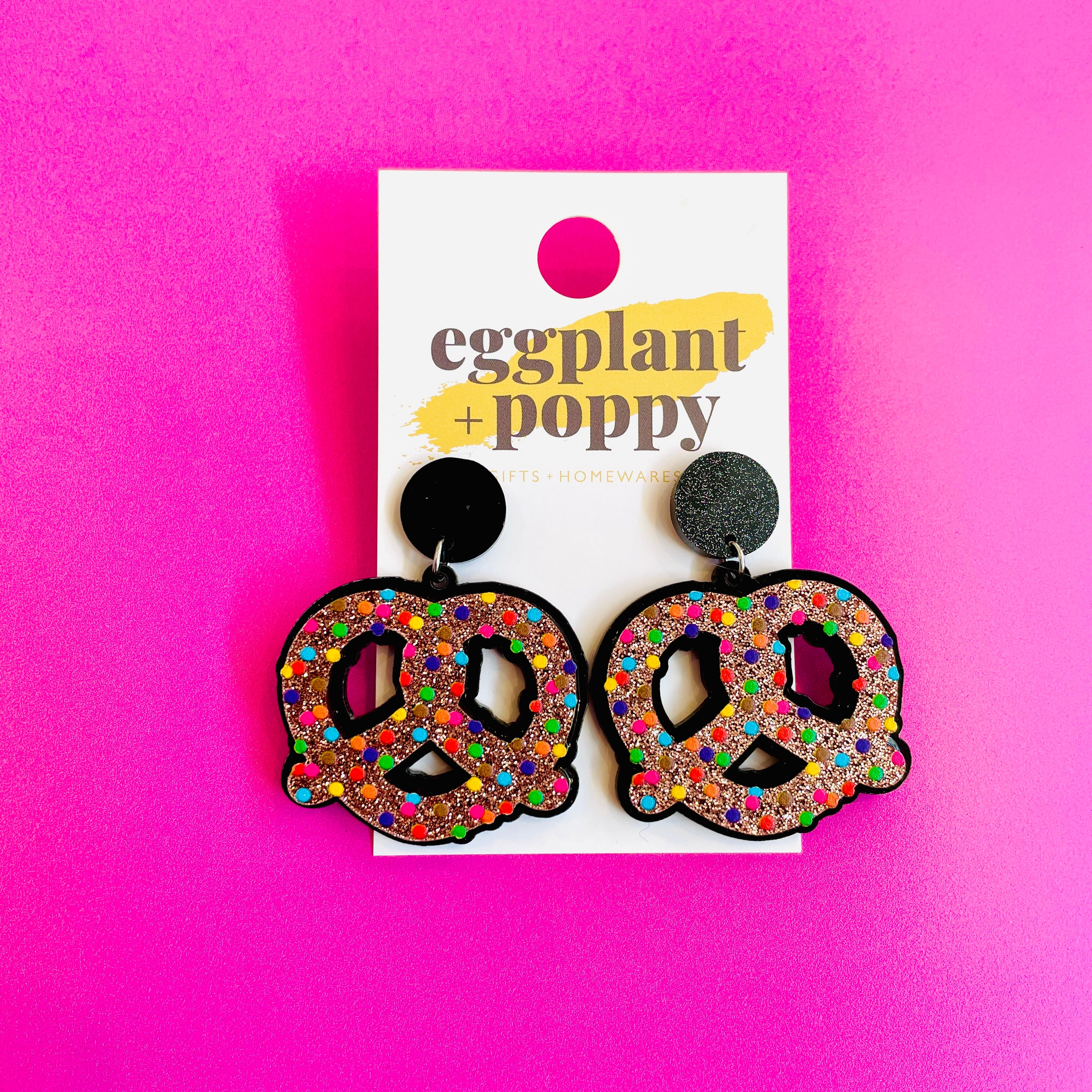 Pretzel Earrings