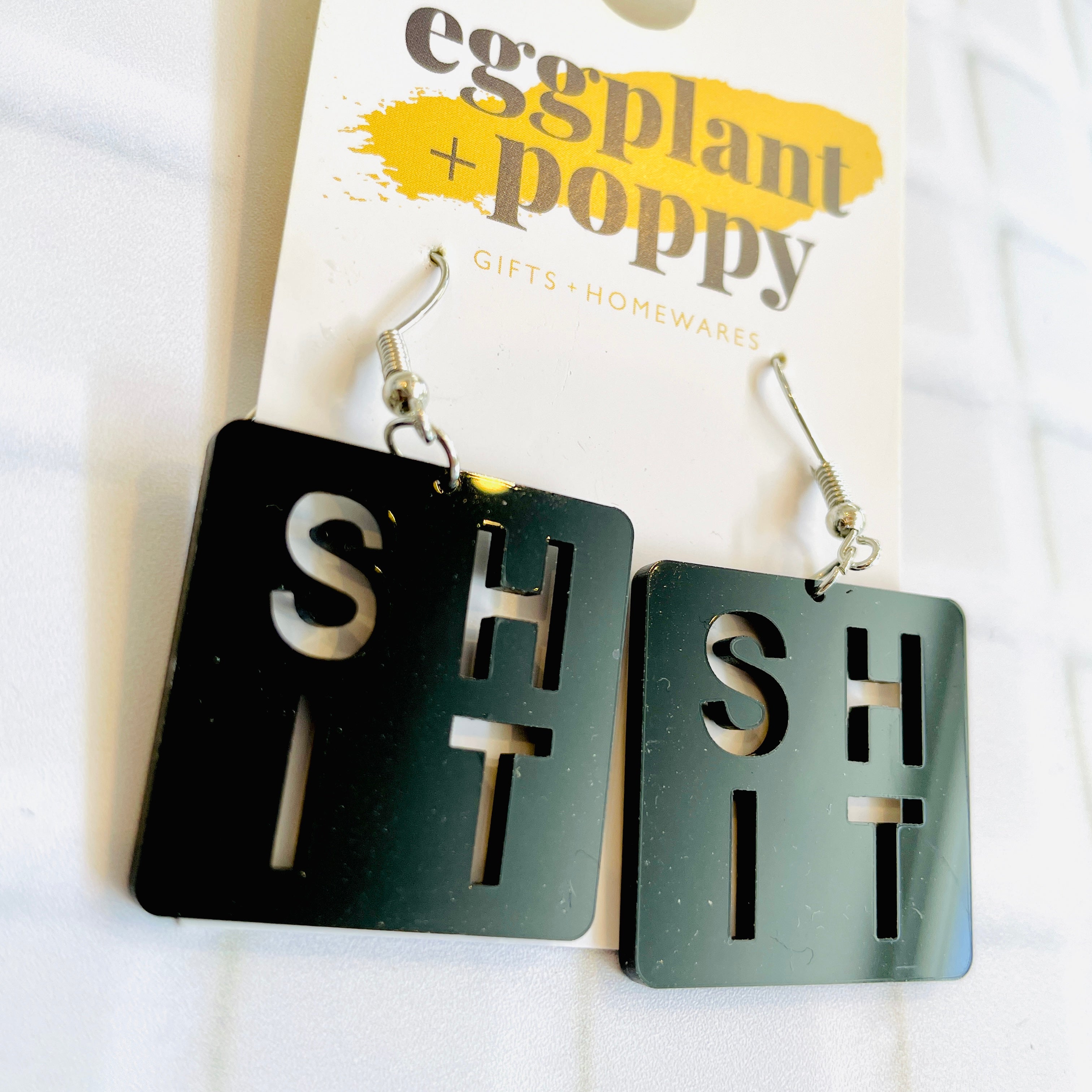 Cut Out Earrings - Shit