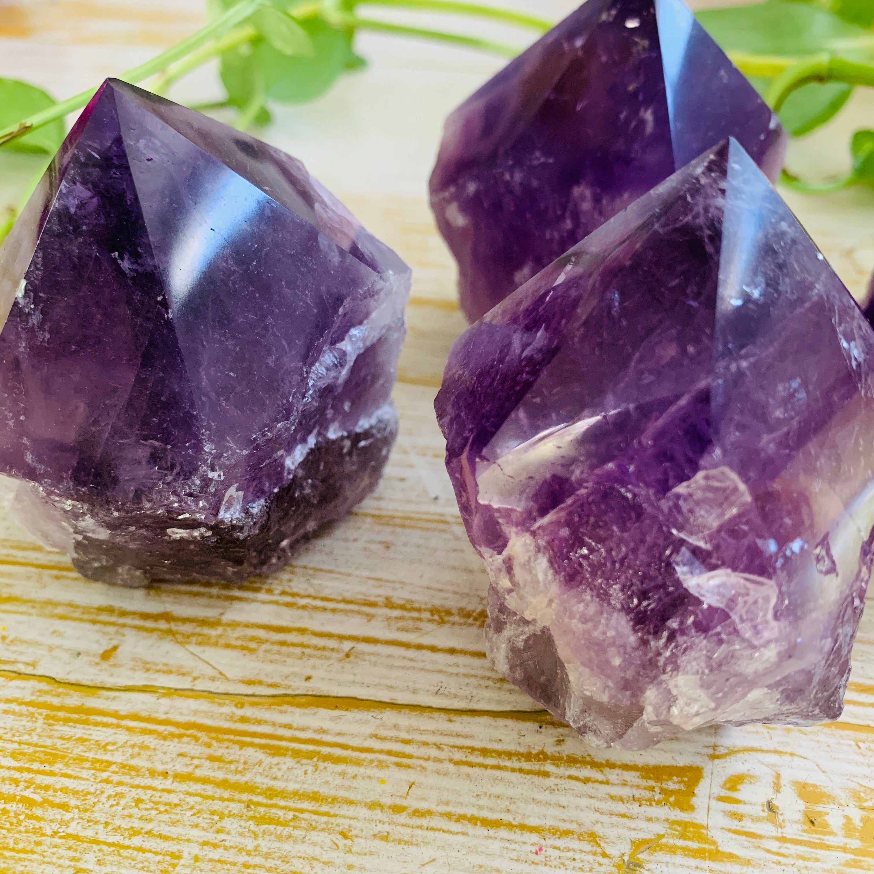 Semi Polished Amethyst