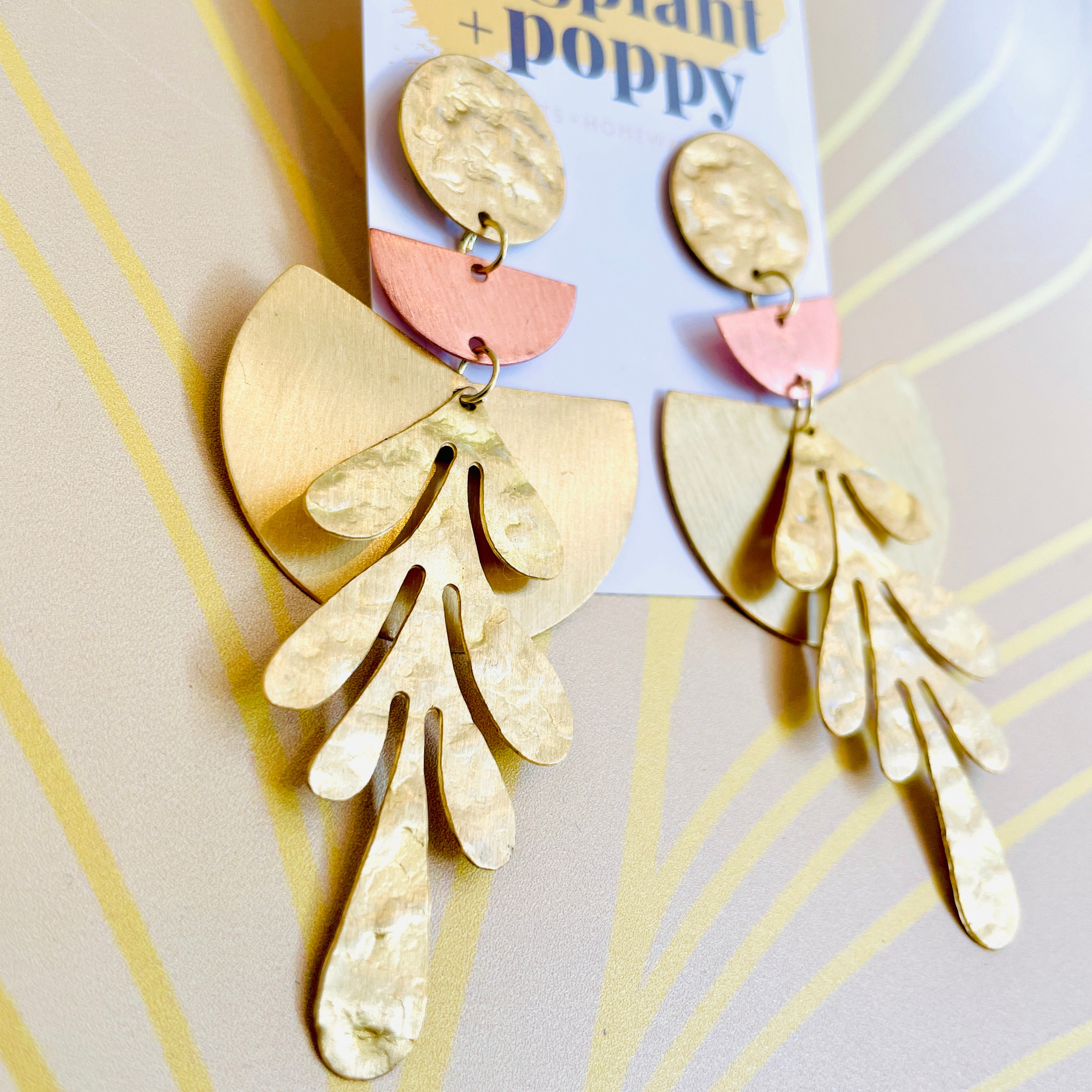 Metal Layer Earrings