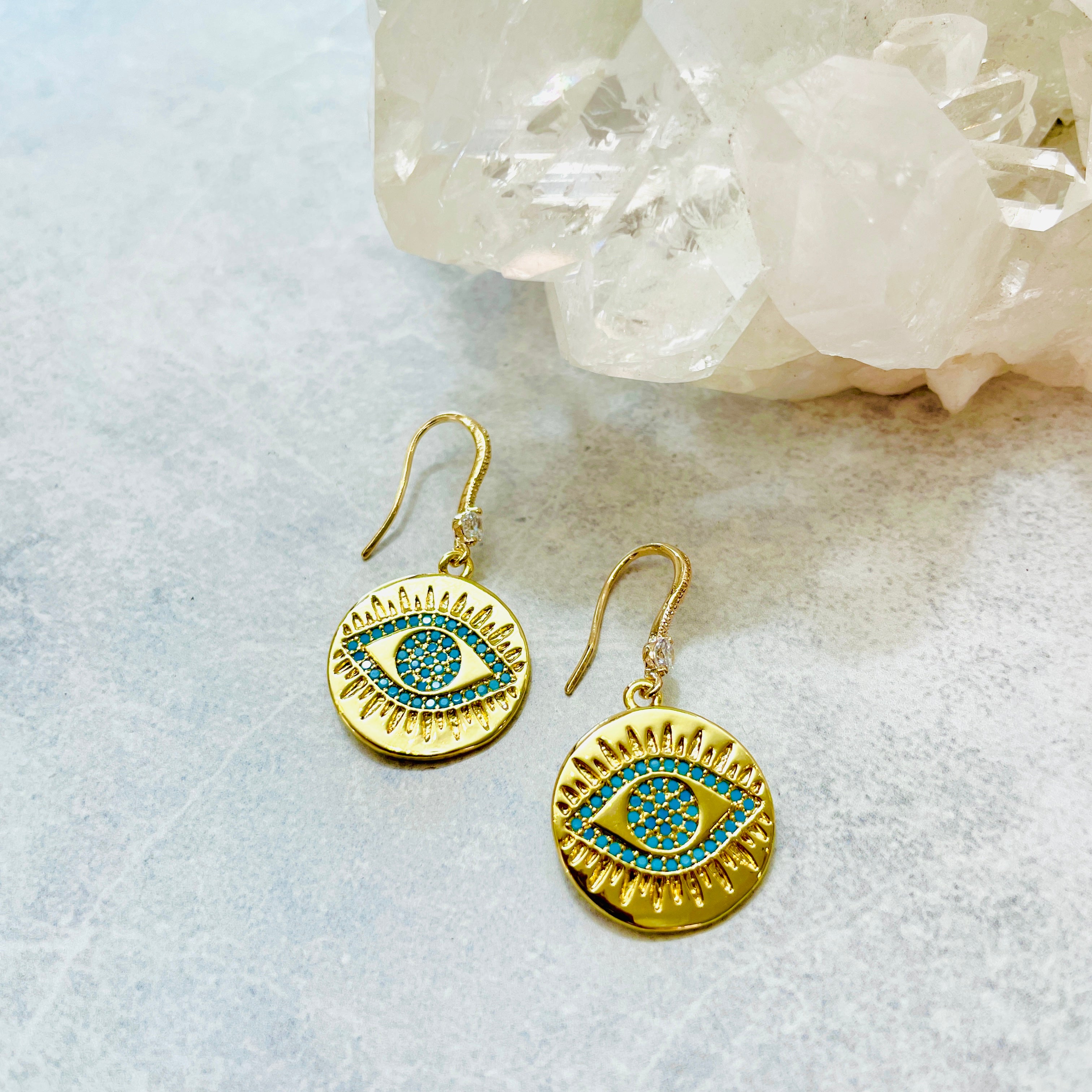 Alex and ani evil on sale eye earrings
