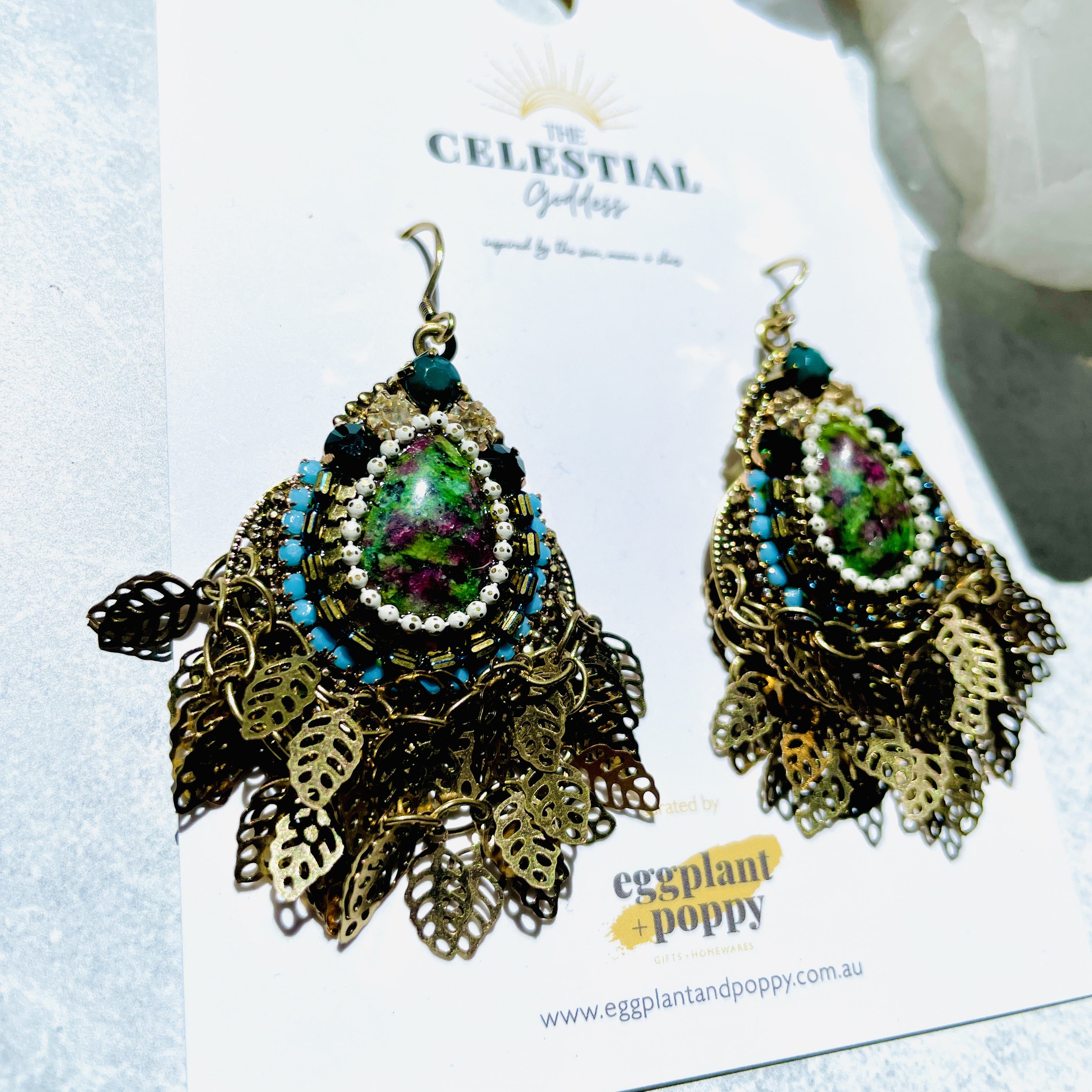 Gold Leaf Earring