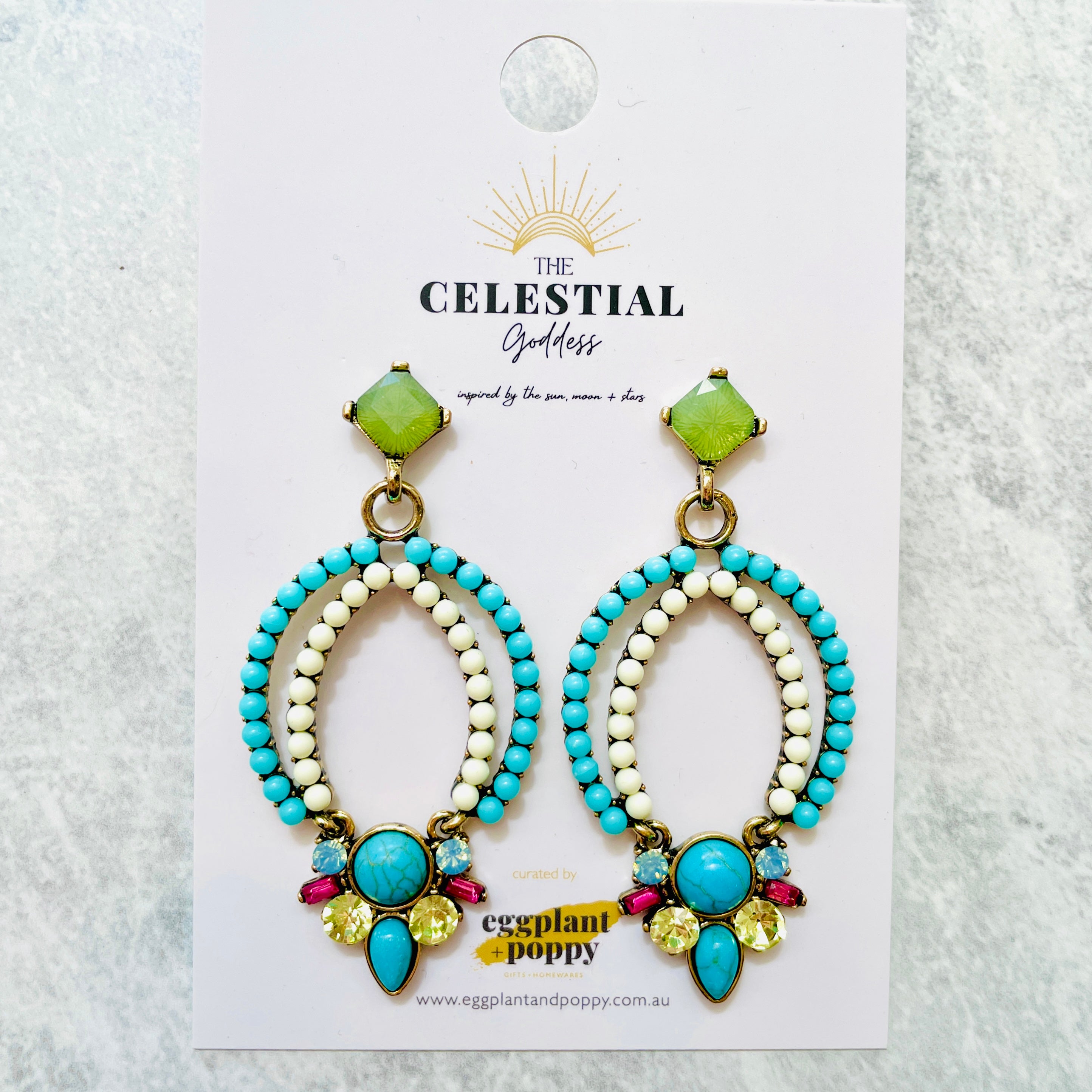 Turquoise Princess Earrings