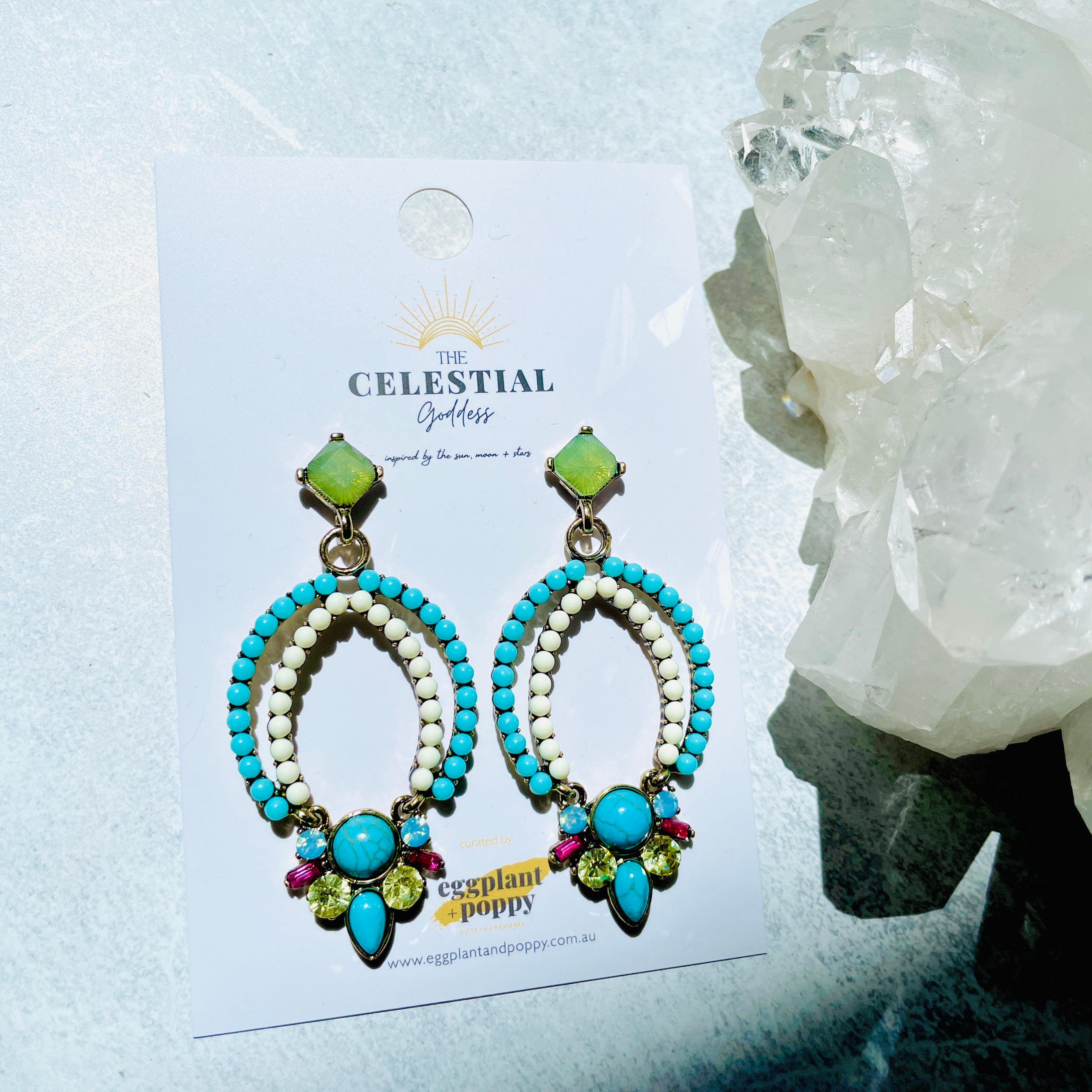 Turquoise Princess Earrings
