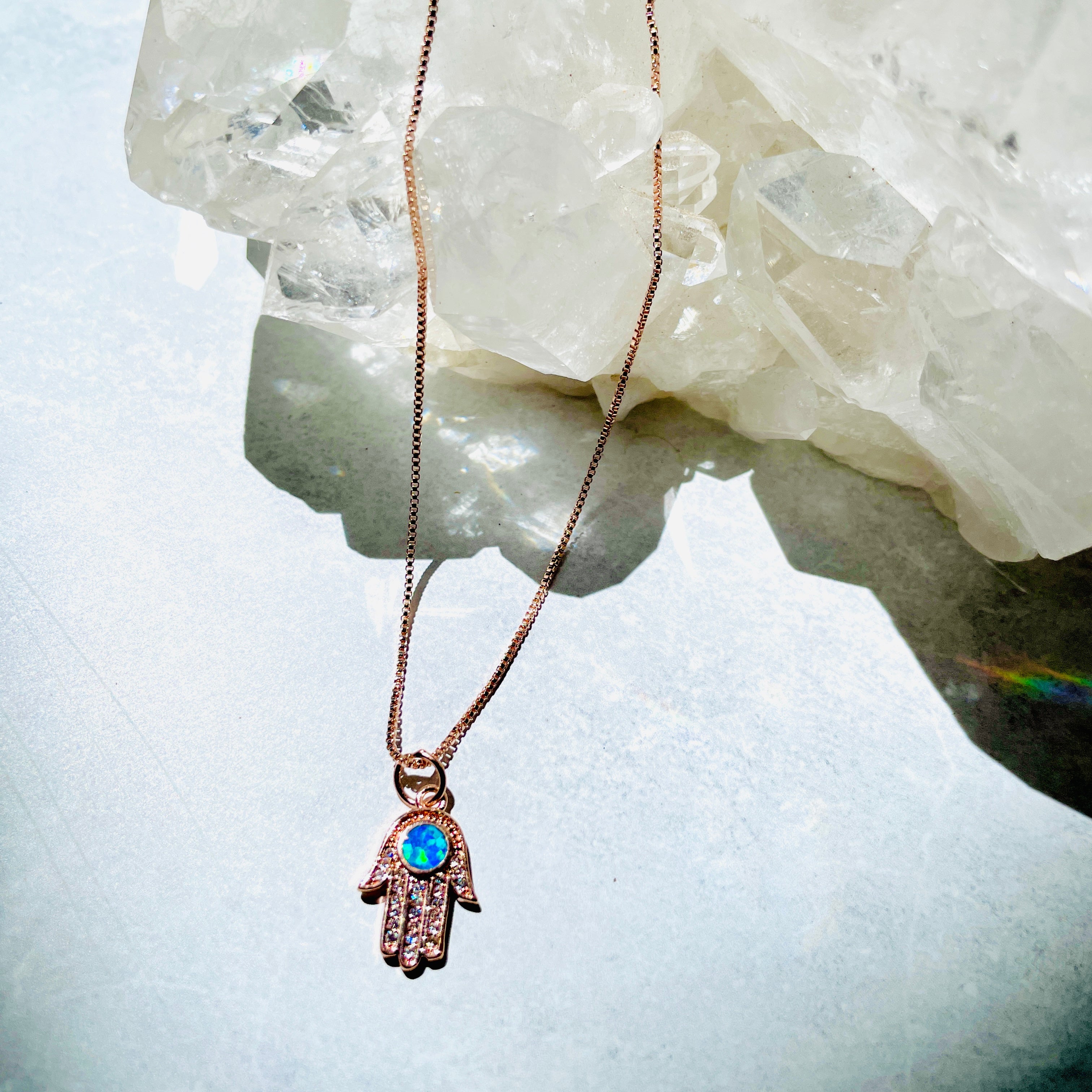 Hamsa Hand Necklace