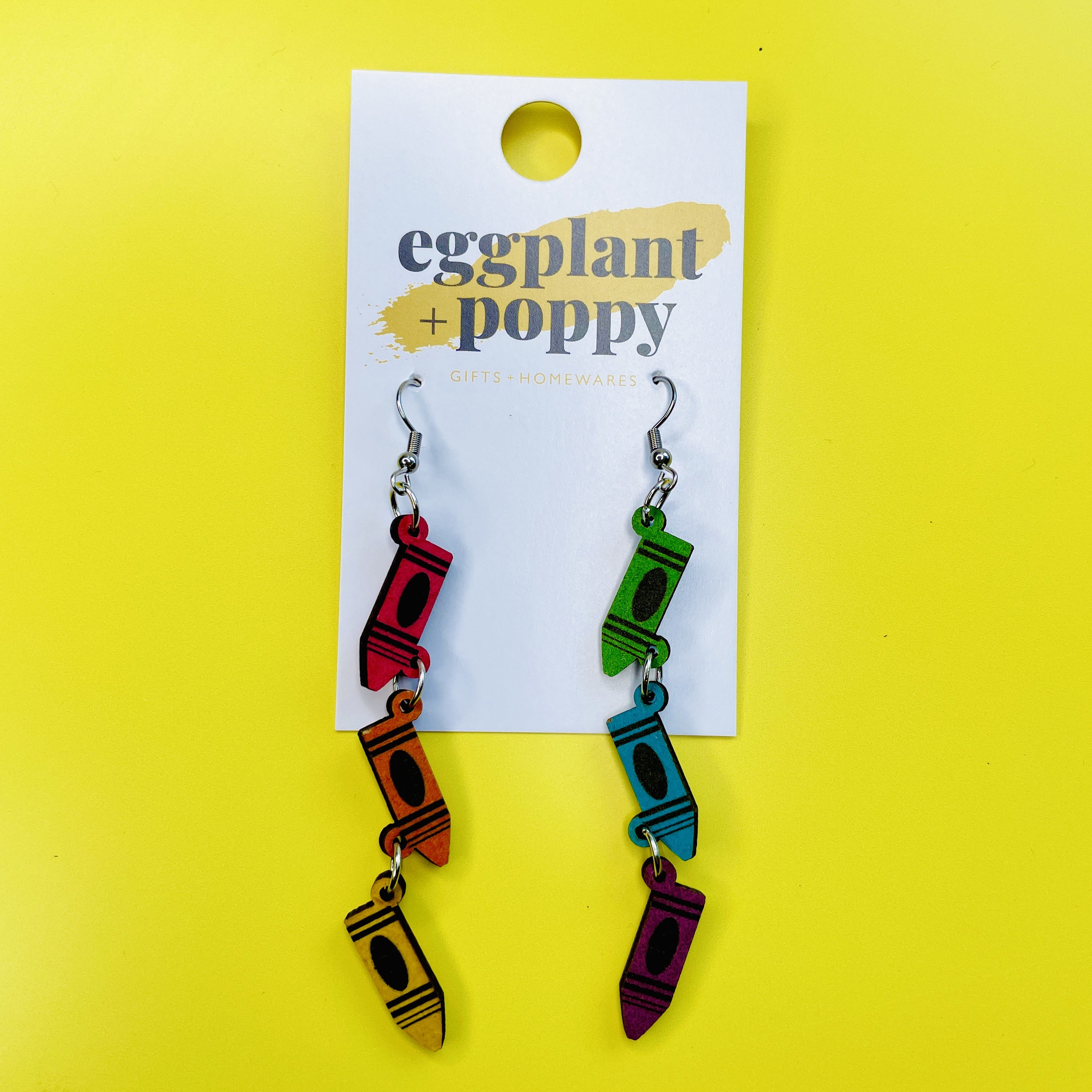 Crayon Drop  Earrings