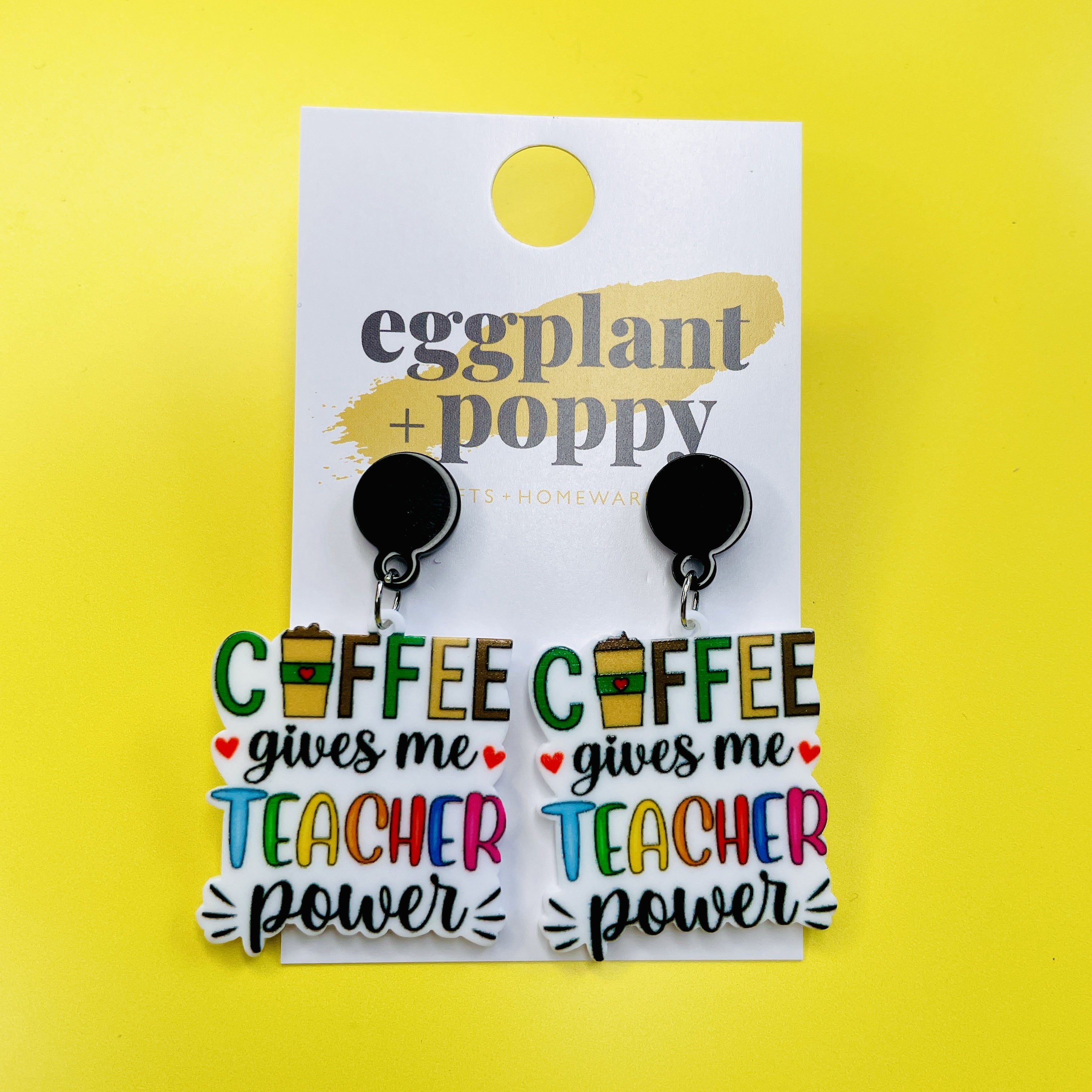 Teacher Power Earrings